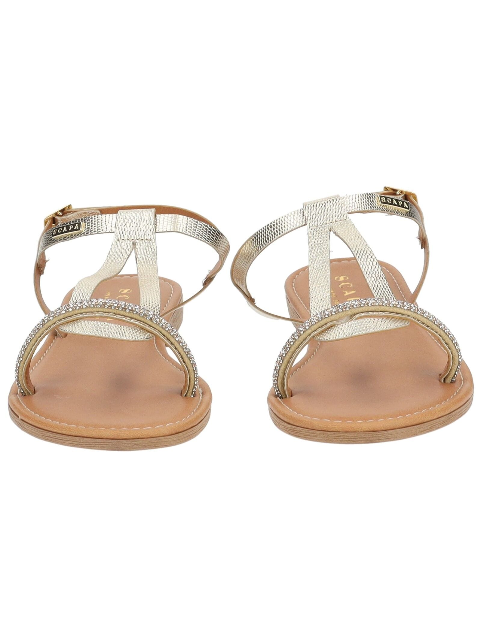 Scapa Riemchensandale »scapa Sandalen Lederimitat«