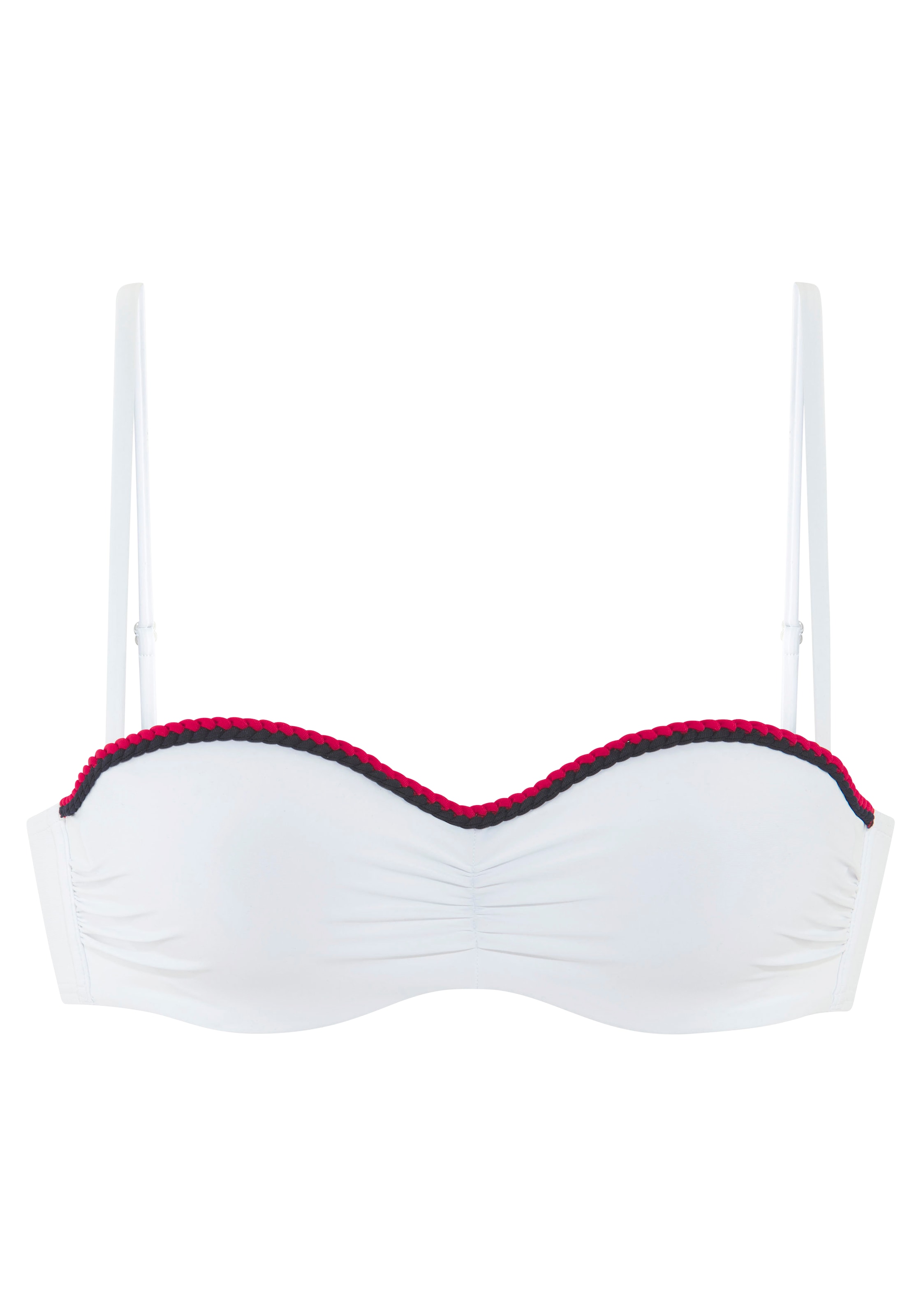 s.Oliver Bügel-Bandeau-Bikini-Top »Junis«, mit geflochtenen Details
