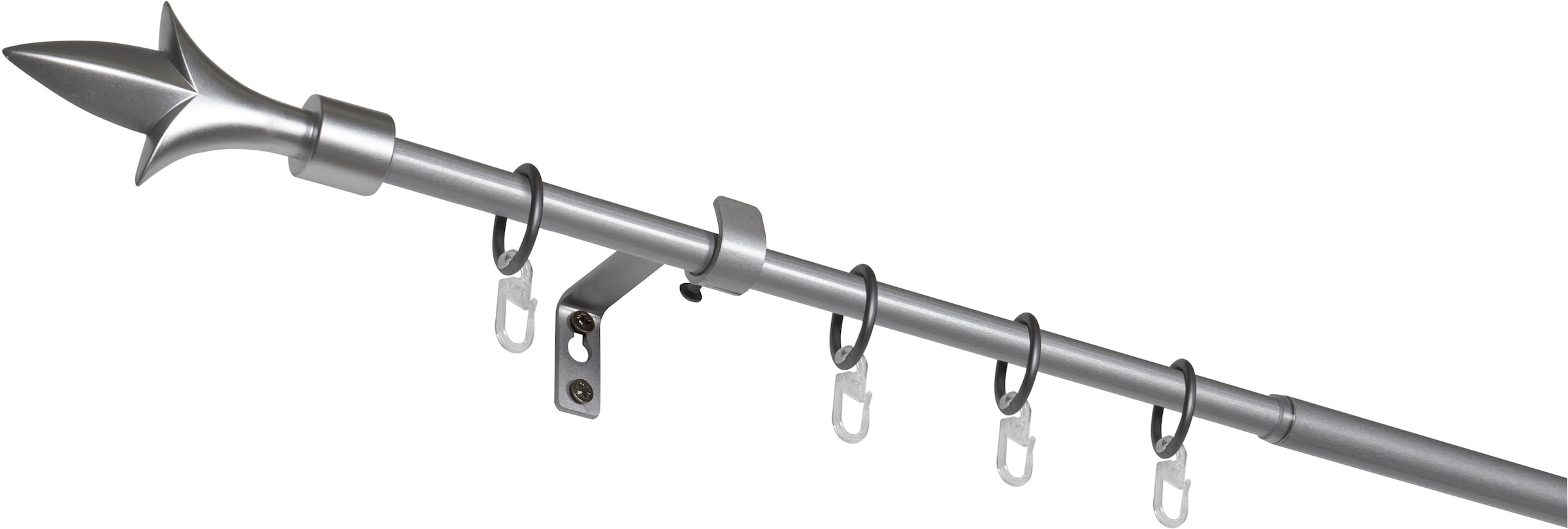 mydeco Gardinenstange »lance«, 1 läufig-läufig, ausziehbar