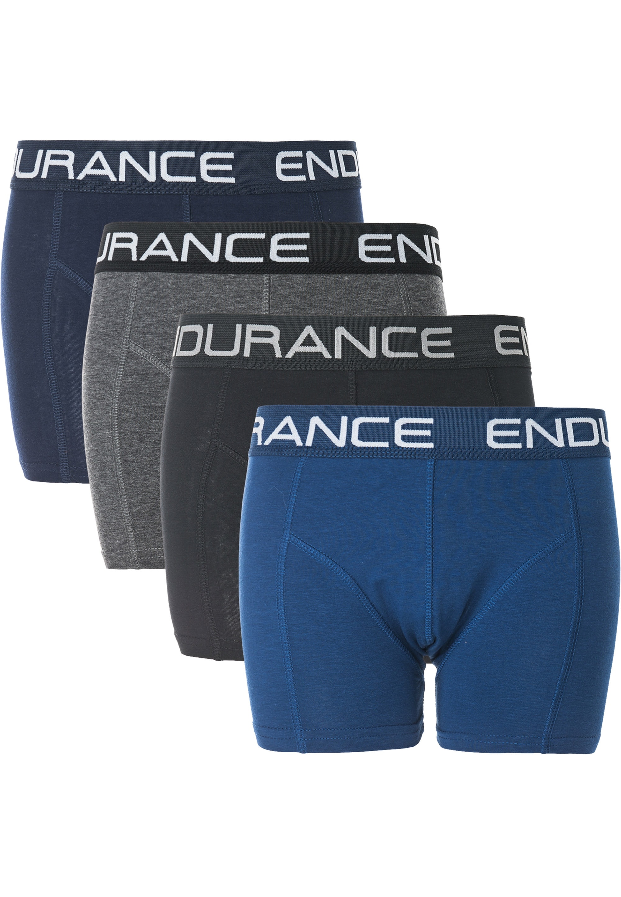 ENDURANCE Boxershorts "Burke Jr.", 4er-Pack aus atmungsaktivem Material