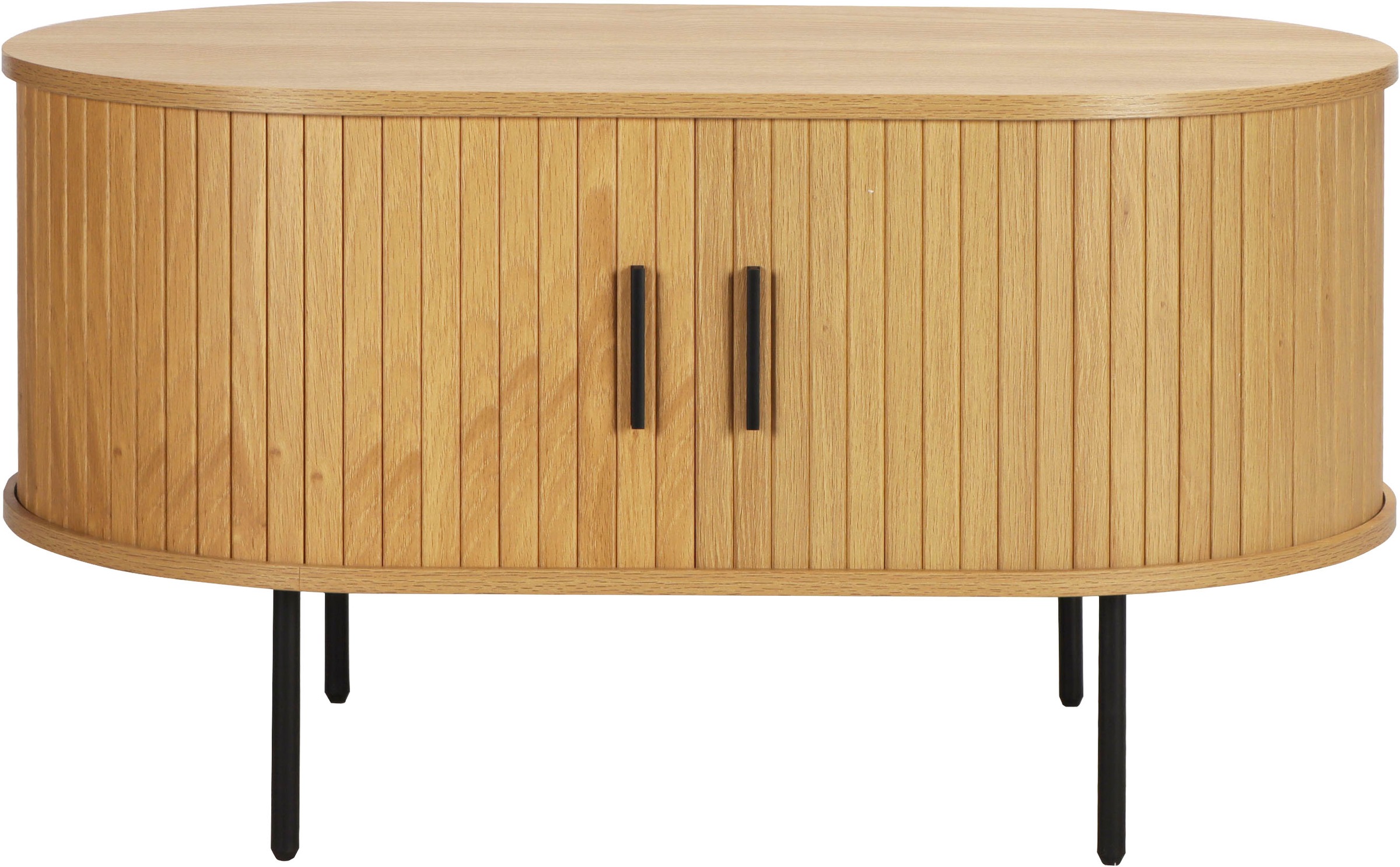 Home affaire Möbilia Coffee Table Black/Oak 100x60x55cm 2