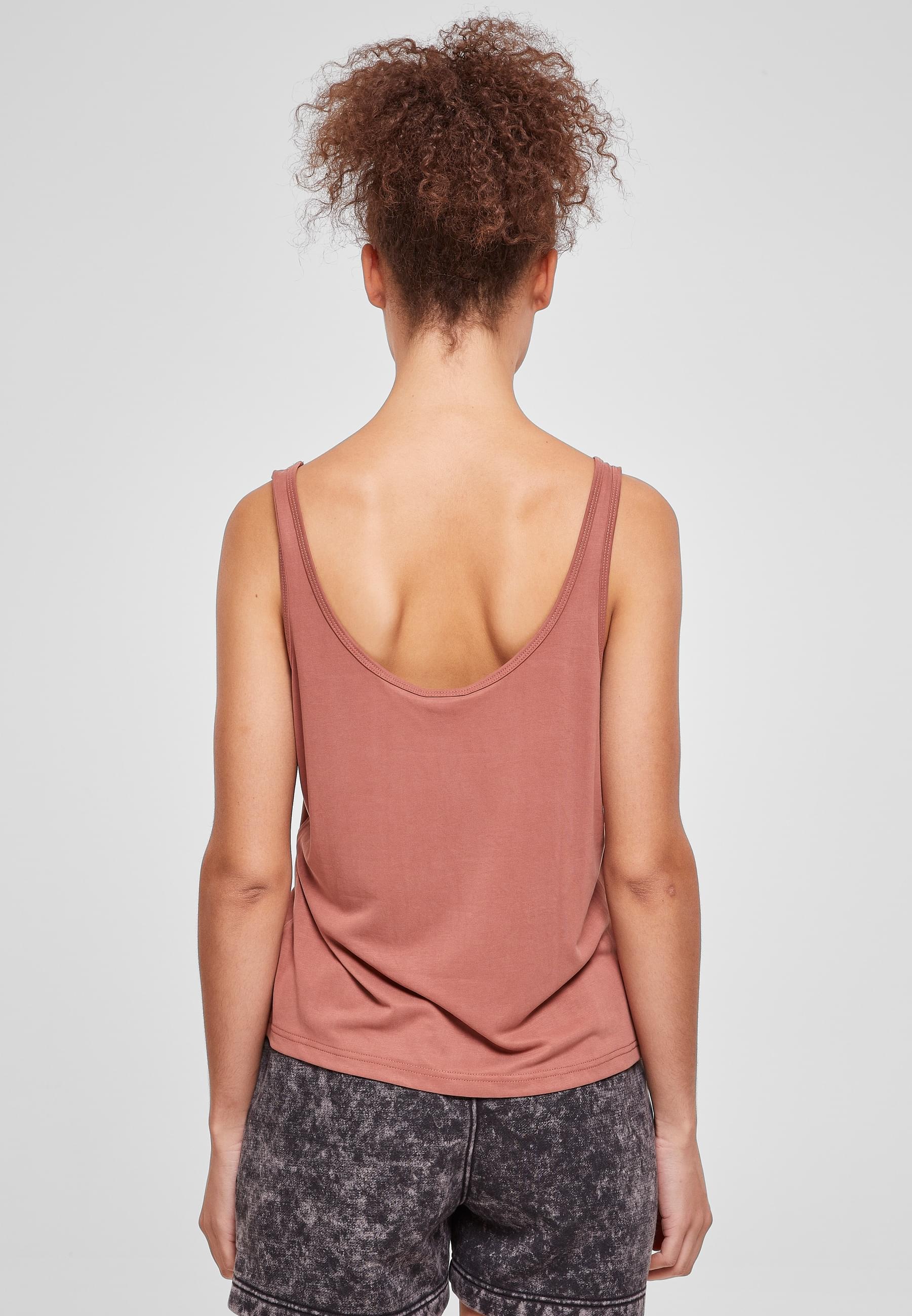 URBAN CLASSICS Muskelshirt »Urban Classics Damen Ladies Modal Loose Top«, (1 tlg.)