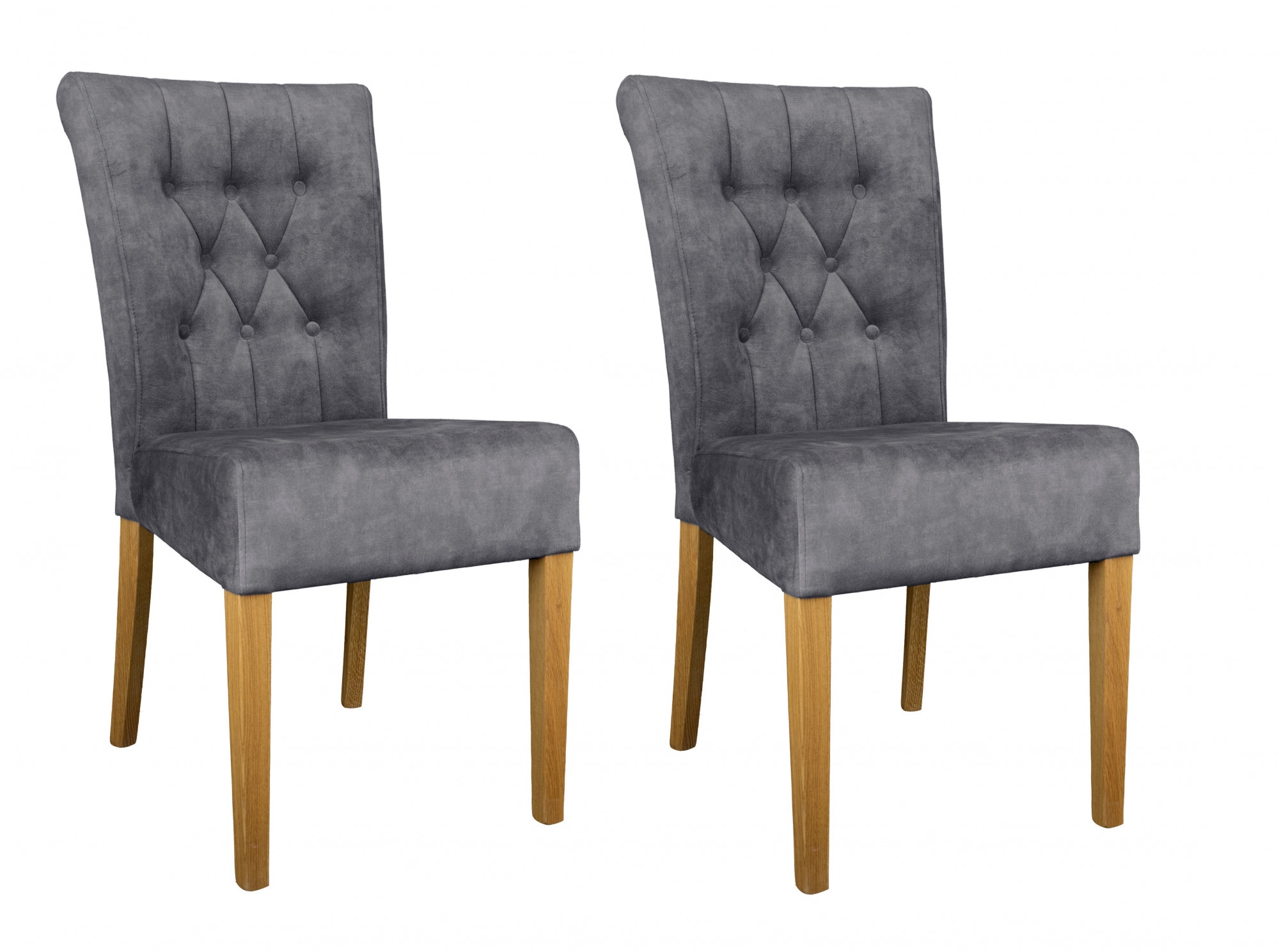 Home affaire 4-Fußstuhl "Ravenna" (Set) 2 Stk.Esszimmerstuhl mit Knopfheftu günstig online kaufen