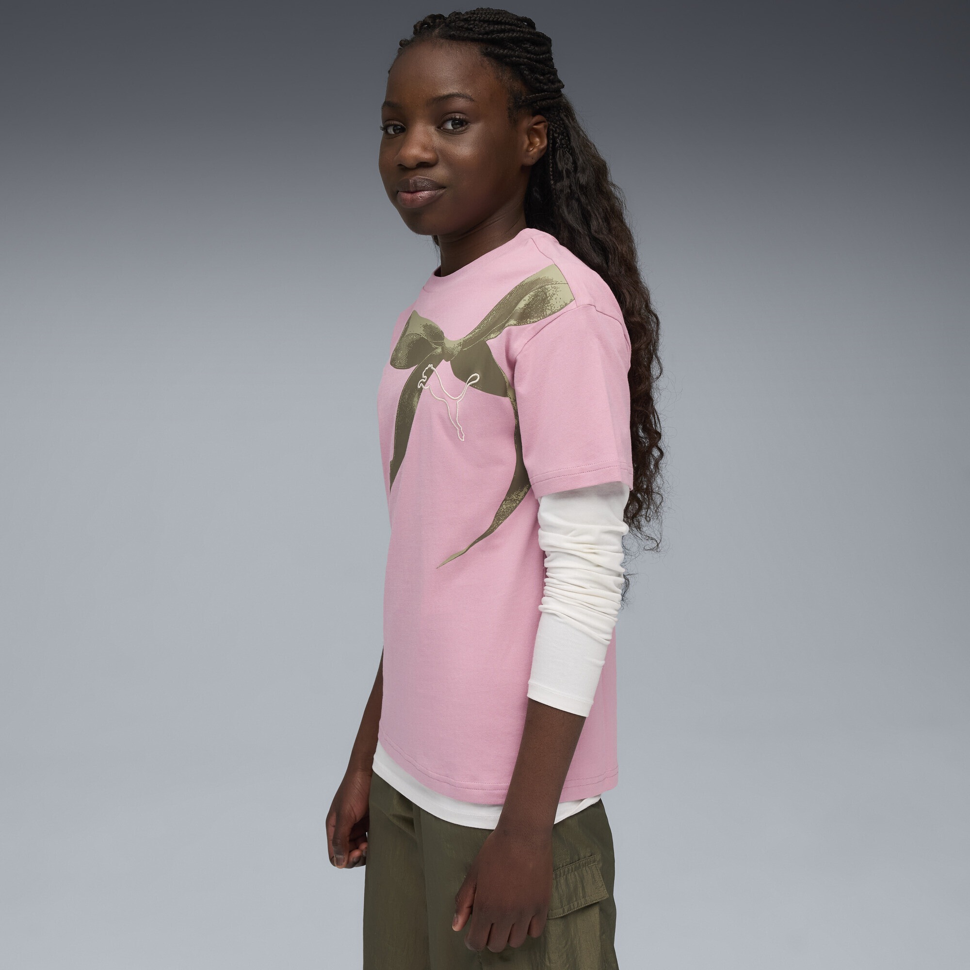 PUMA T-Shirt »Bowtique Relaxed Graphic T-Shirt Mädchen«