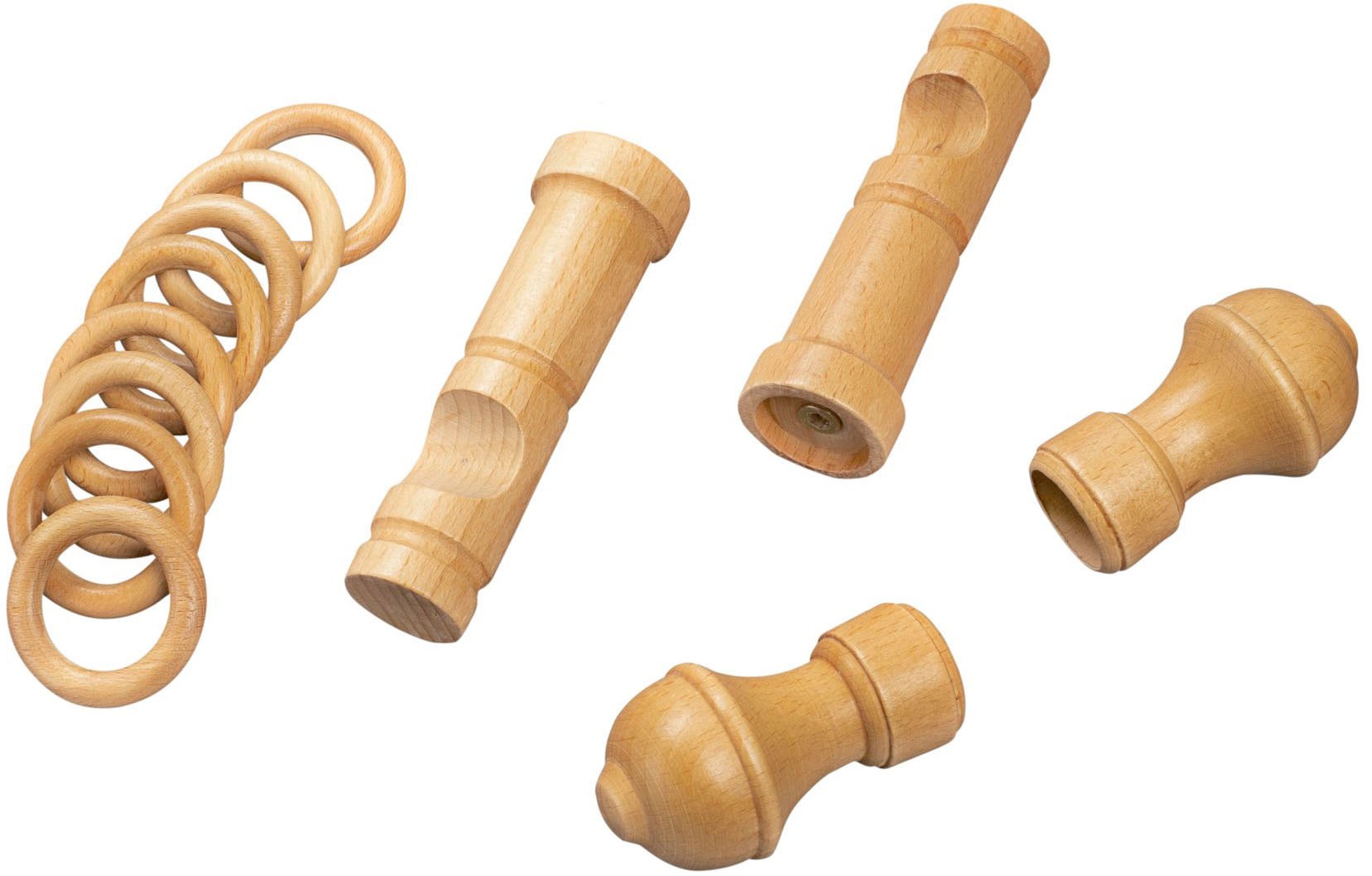 SN DECO GROUP Gardinenstange »Ares«, 1 läufig-läufig, Fixmaß