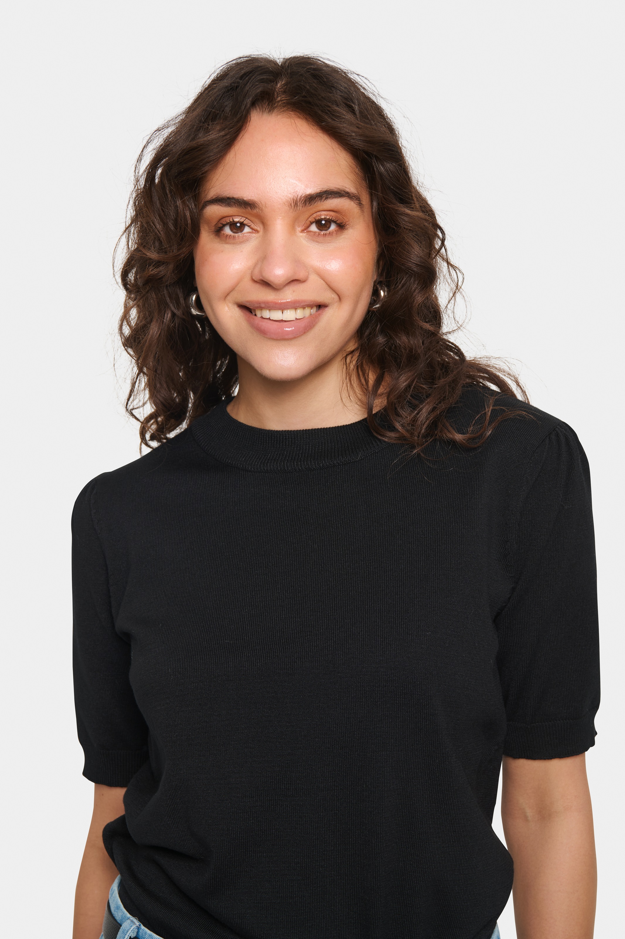 Thumbnail - Saint Tropez Kurzarmpullover "MilaSZ SS" Viskose Feinstrick