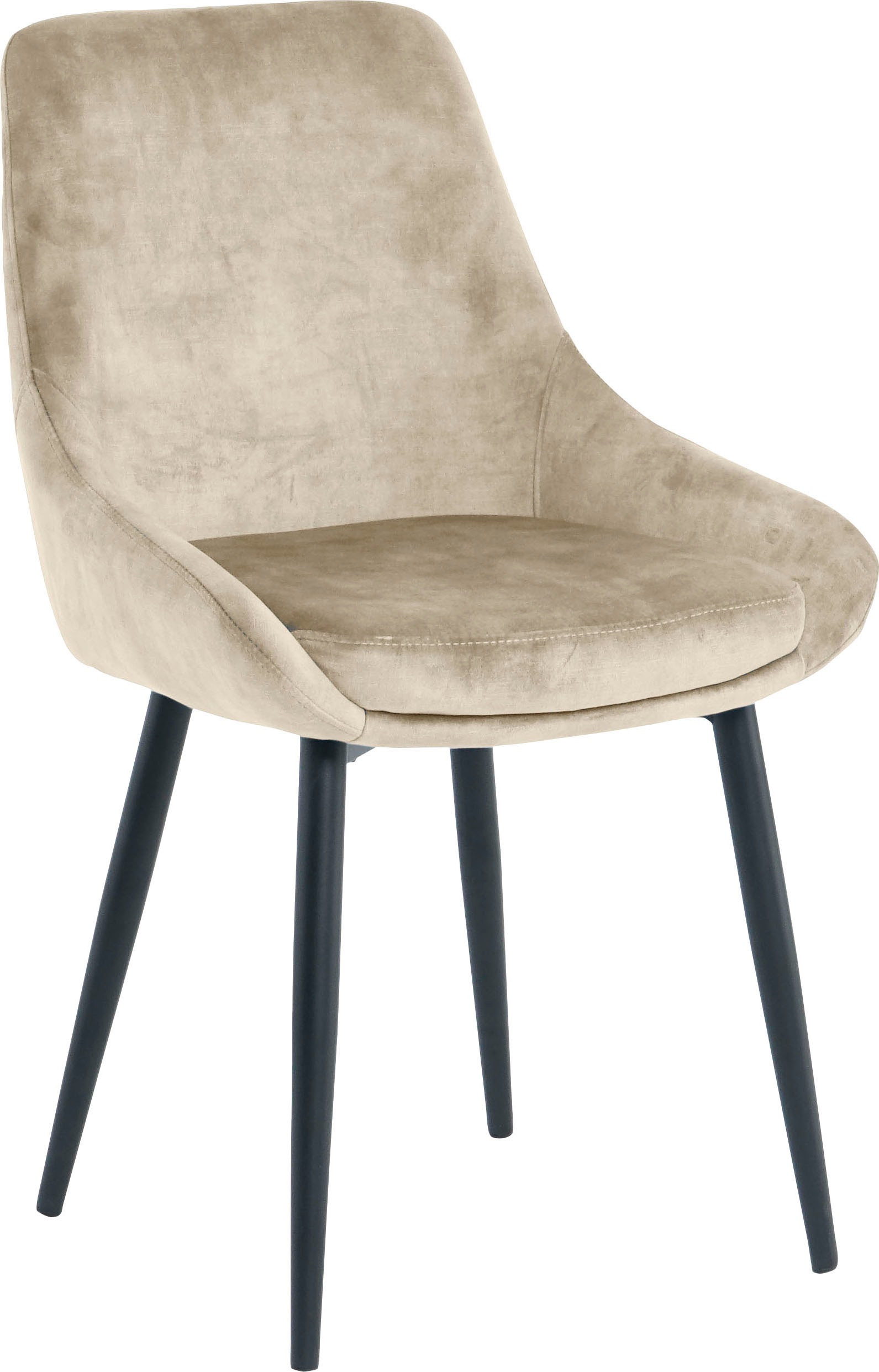 SIT Polsterstuhl (Set) 2 Samt glamouröser Bezug in Samtoptik günstig online kaufen