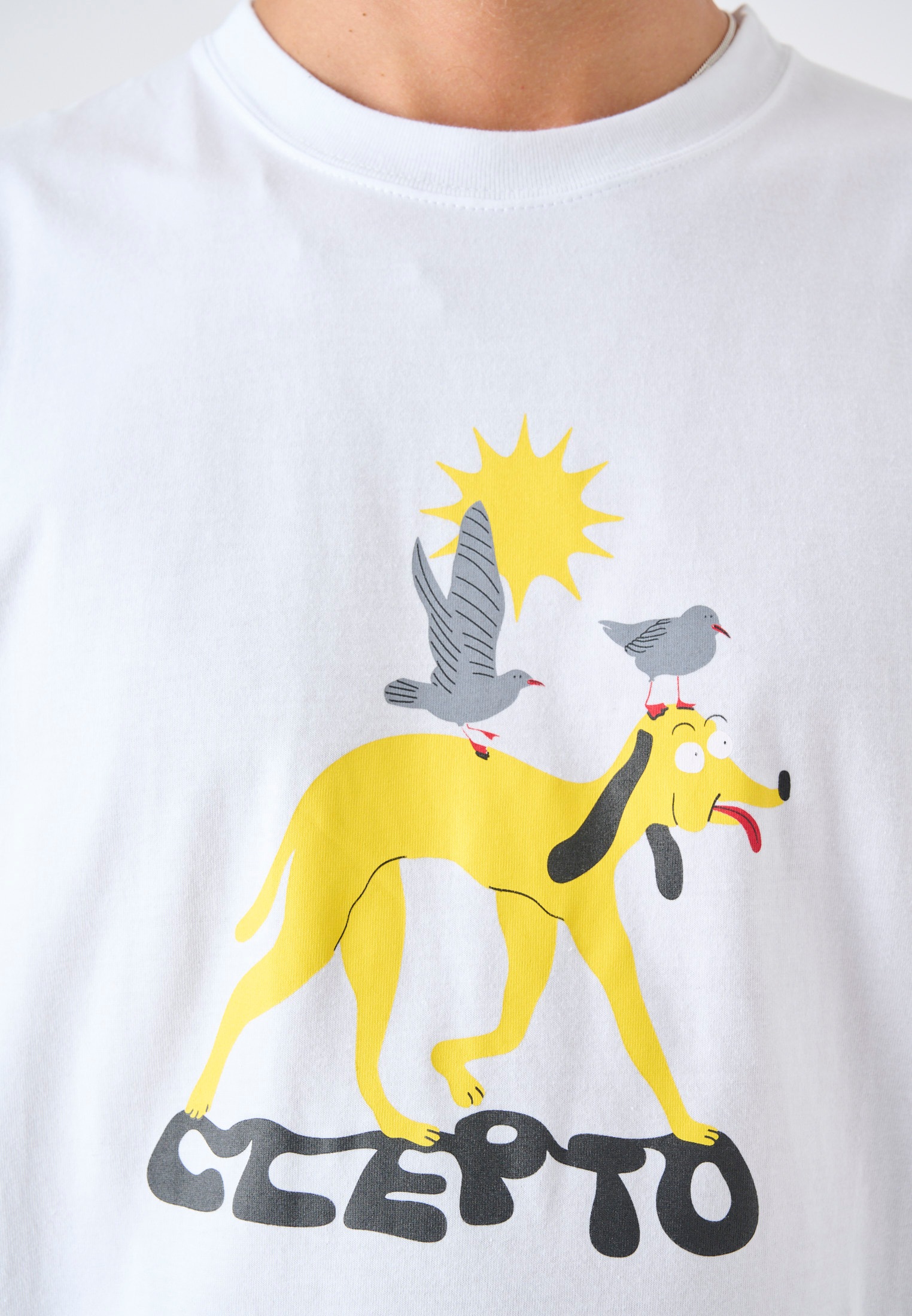 Cleptomanicx T-Shirt »Doglife«, (1 tlg.), mit coolem Frontprint