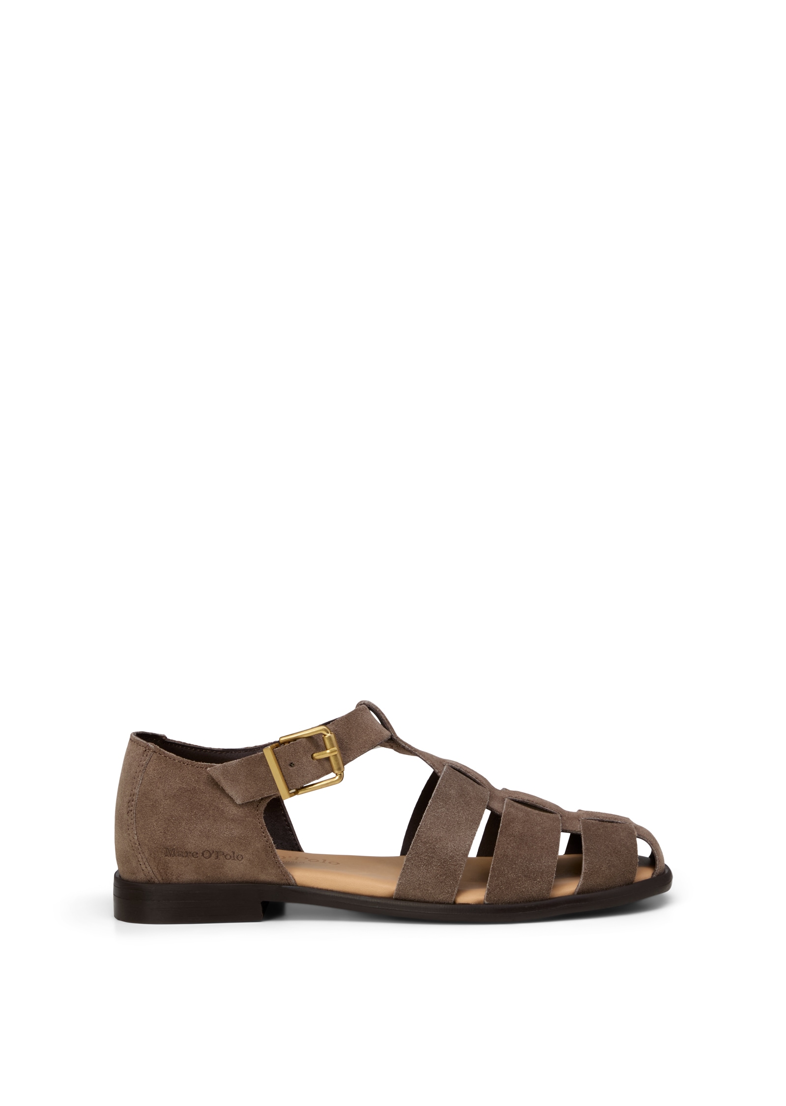 Marc O'Polo Sandale »aus softem Veloursleder«