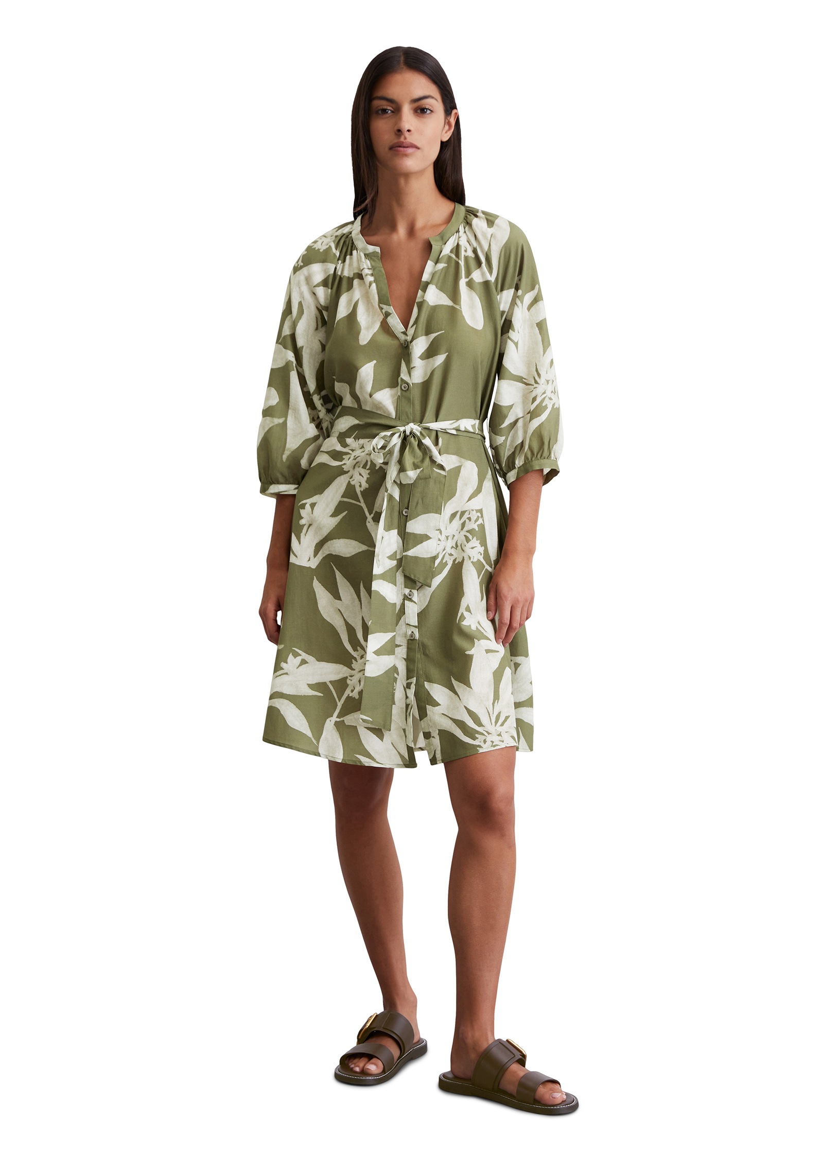 Marc O'Polo Druckkleid »aus Organic-Cotton-Viskose-Mix«