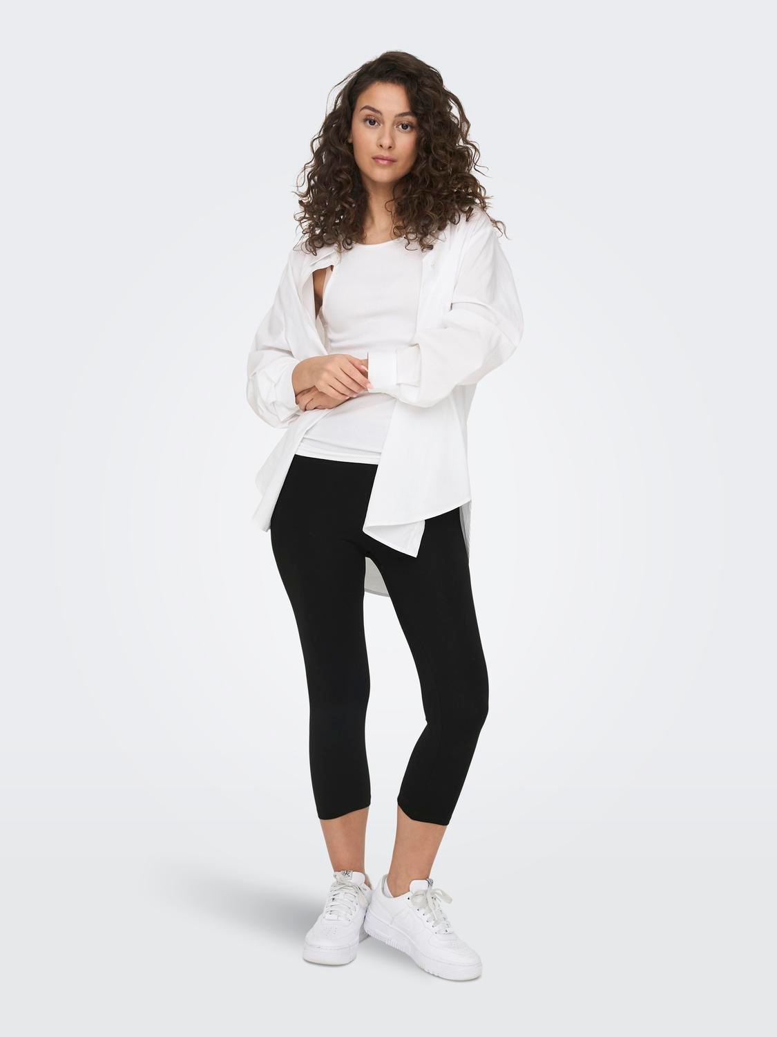 ONLY 3/4-Leggings »ONLLIVE LOVE 3/4 CS LEGGINGS 2 PACK«