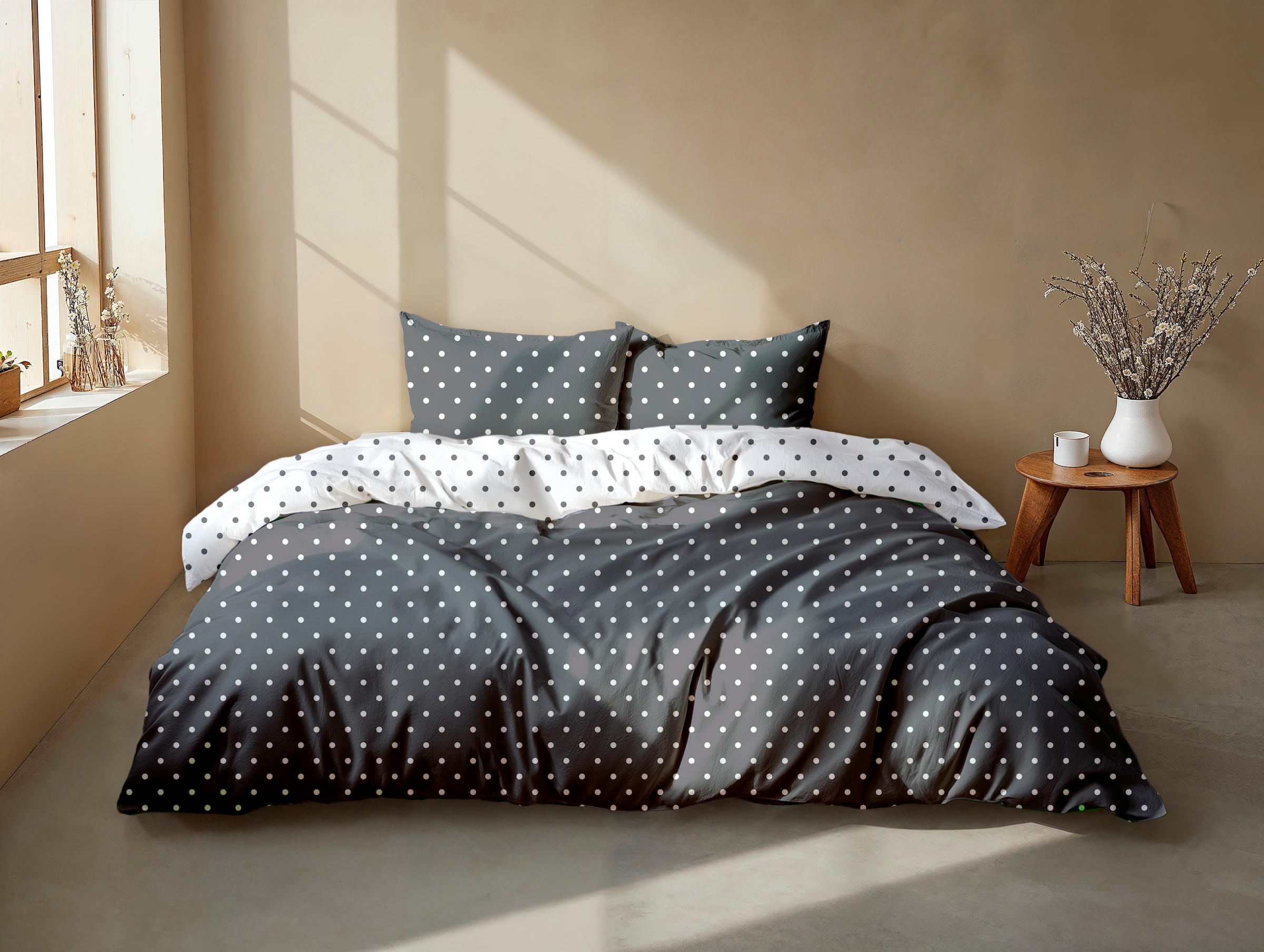 ZO HOME Bettwäsche »Zohome Bettwäsche Baumwolle Punta-di-Cotone« 2 Bettwäsche aus 100% Baumwolle, hochwertige Renforcé, ab 135x200 cm.