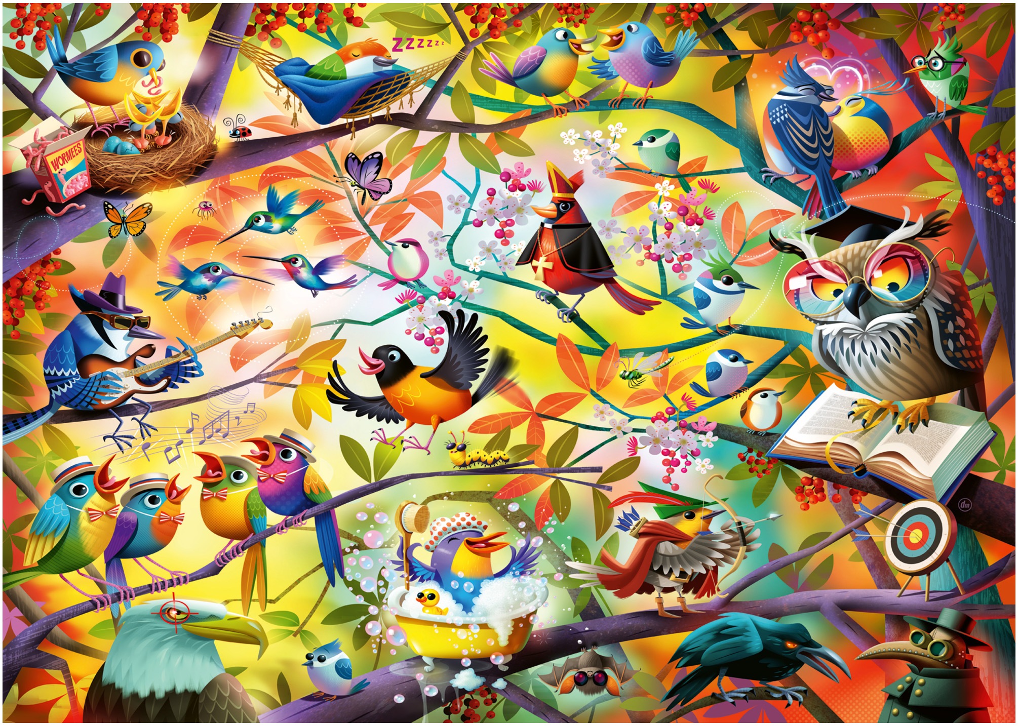 Ravensburger Puzzle »Dean MacAdam: Fleißige Vögelchen« Made in Germany