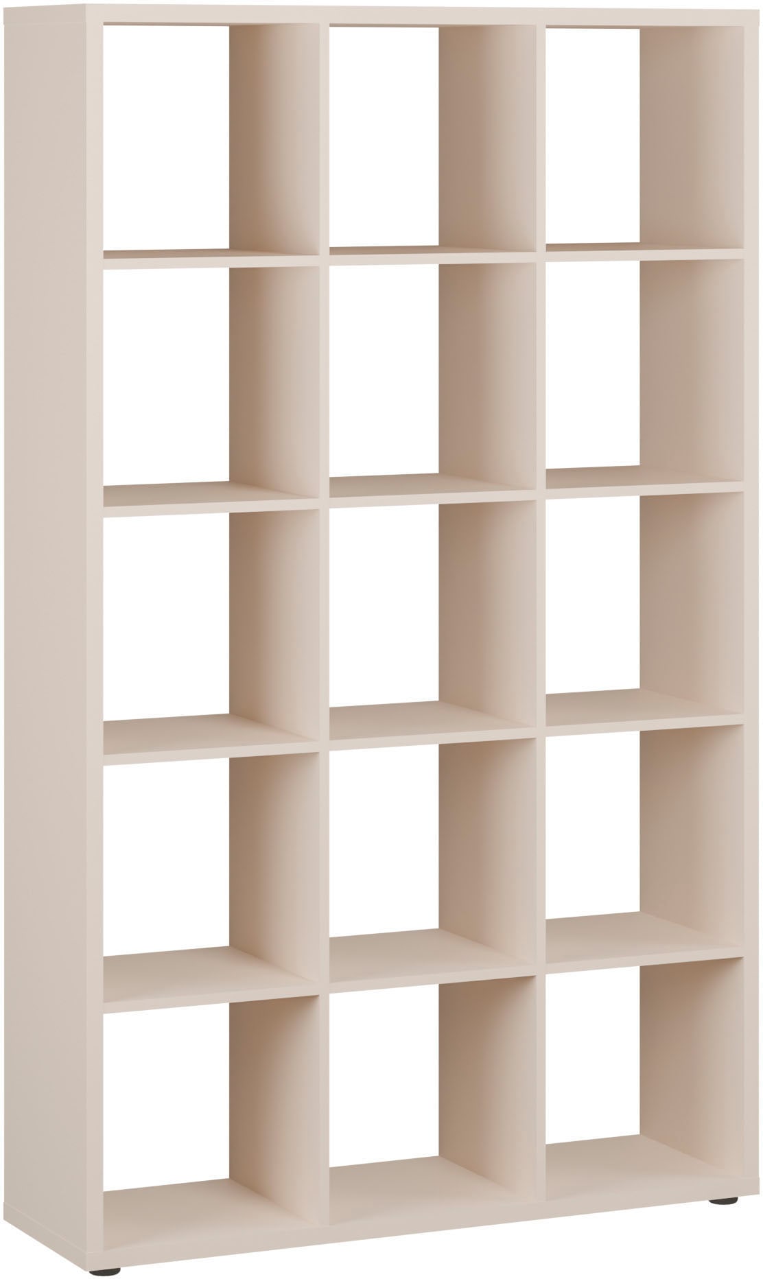 FORTE Standregal "Mauro, Raumteiler, sorgt für Stil und Ordnung" B/H/T ca: 107/176/ 32cm, 5 Fächer, Jedes Fach ist bis zu 5 kg belastbar, Fachgröße 33x33cm
