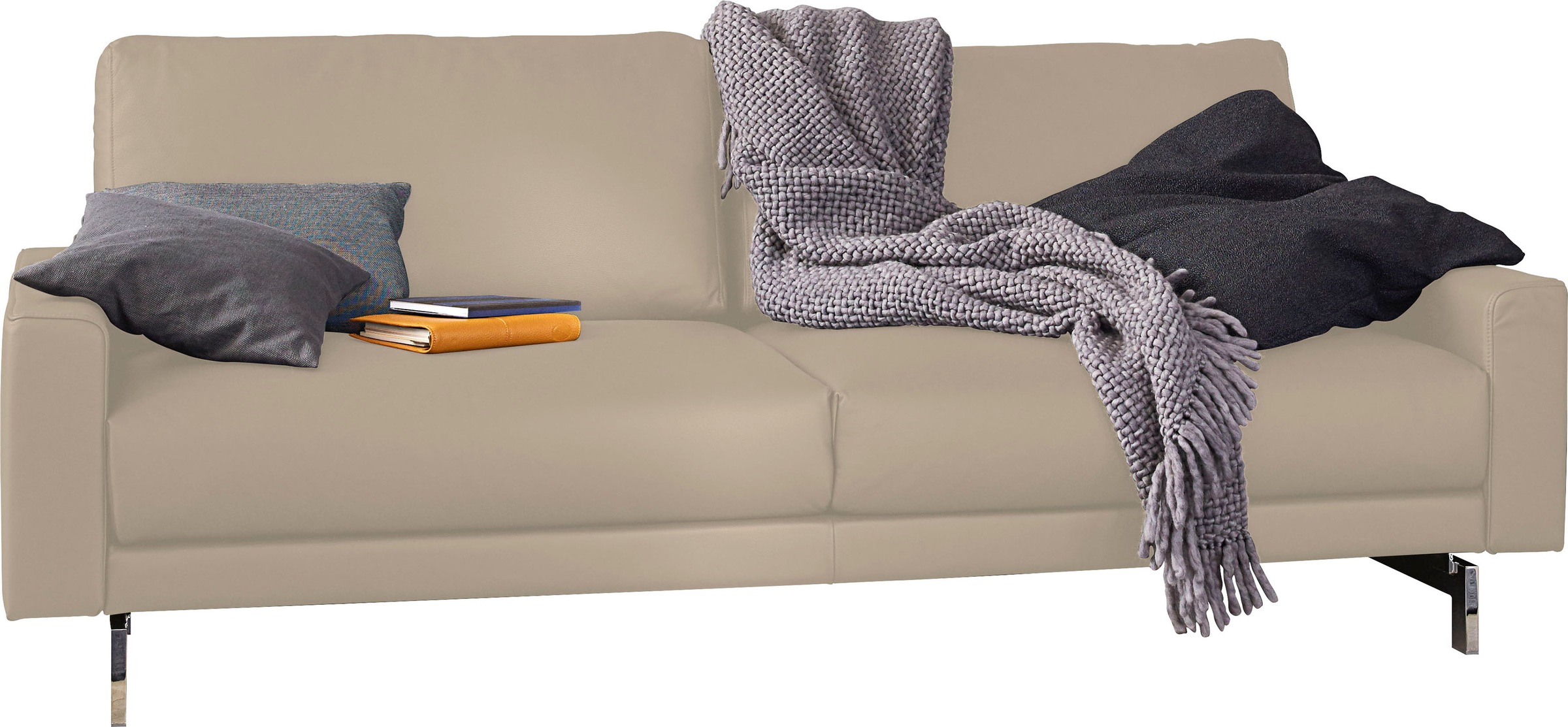 Creation BY ROLF BENZ 2-Sitzer »CR.450, Designsofa, Loungesofa«, Armlehne niedrig, Fuß chromfarben glänzend, Breite 164 cm