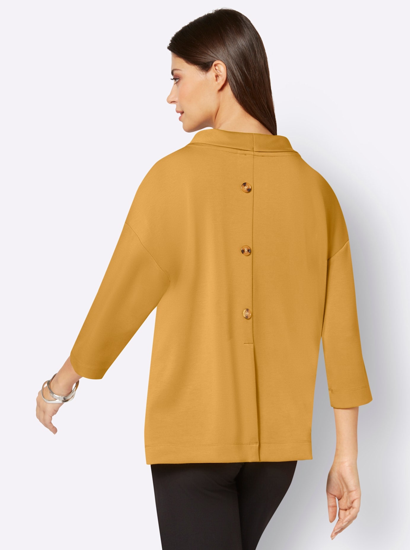 creation L 3/4-Arm-Shirt »Rollkragen-Shirt«, (1 tlg.)