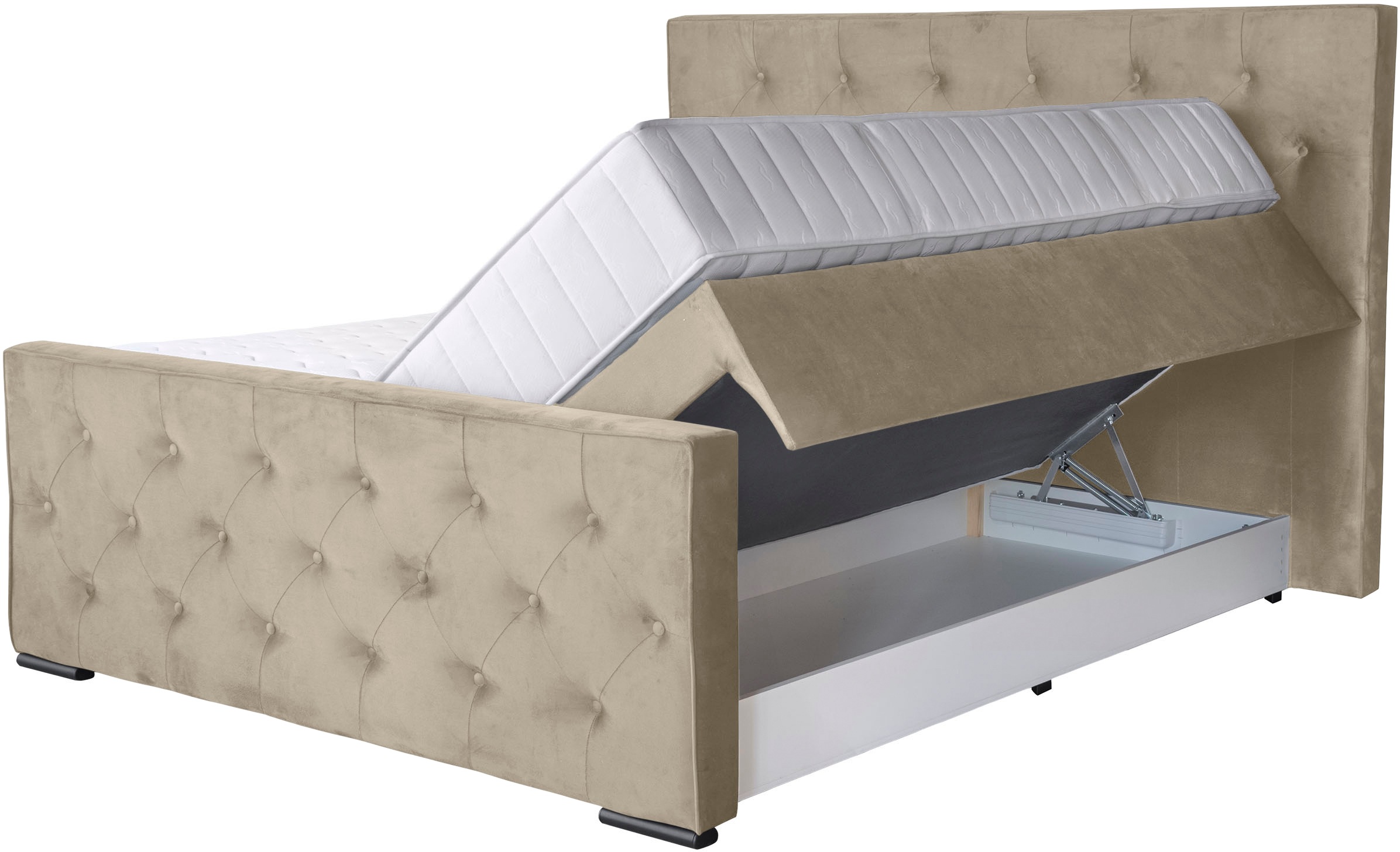 COLLECTION AB Boxspringbett "Florence inkl. Kingsize (28 cm) Matratze (H3) günstig online kaufen