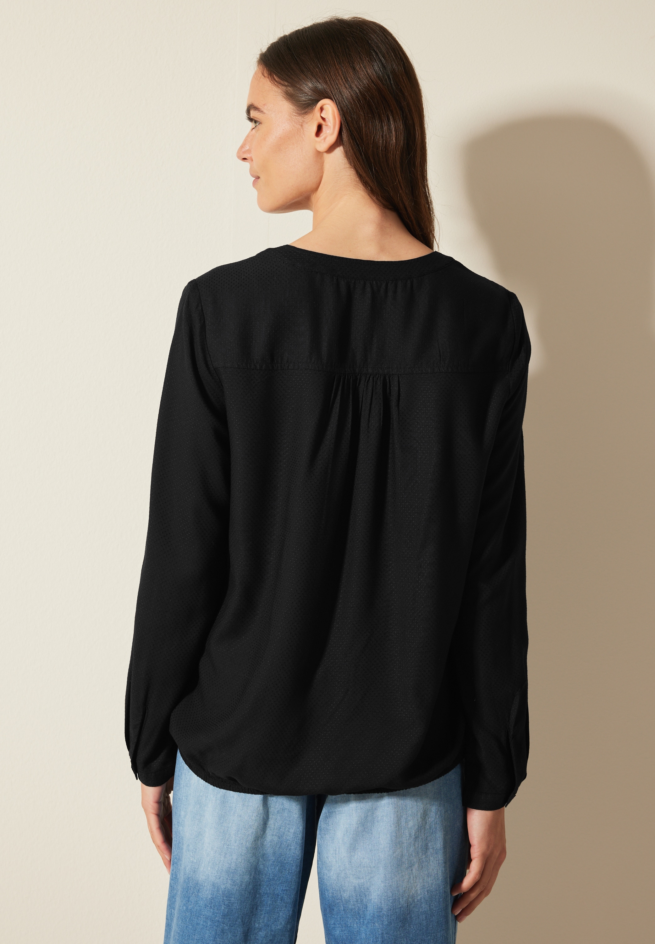 Cecil Langarmbluse aus softer Viskose günstig online kaufen