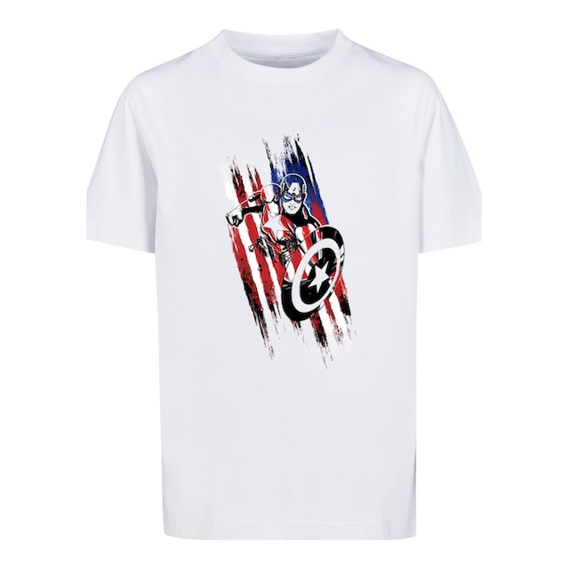 F4NT4STIC T-Shirt »T-Shirt 'Marvel Avengers Captain America Streaks'«, Unisex  Kinder,Premium Merch,Jungen,Mädchen,Logo Print bestellen | BAUR