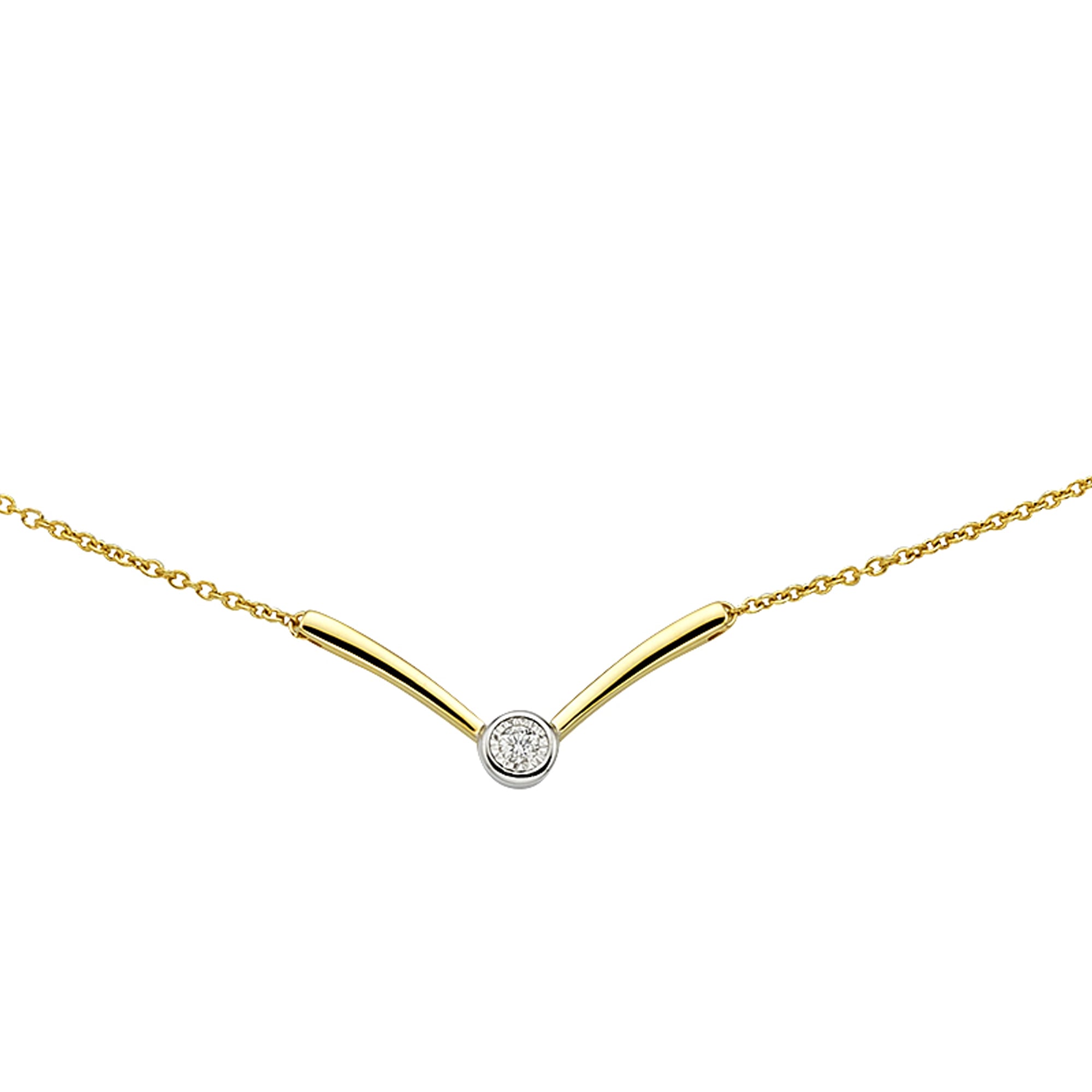 Collierkettchen »375 Gold Brillant 0,03ct.«