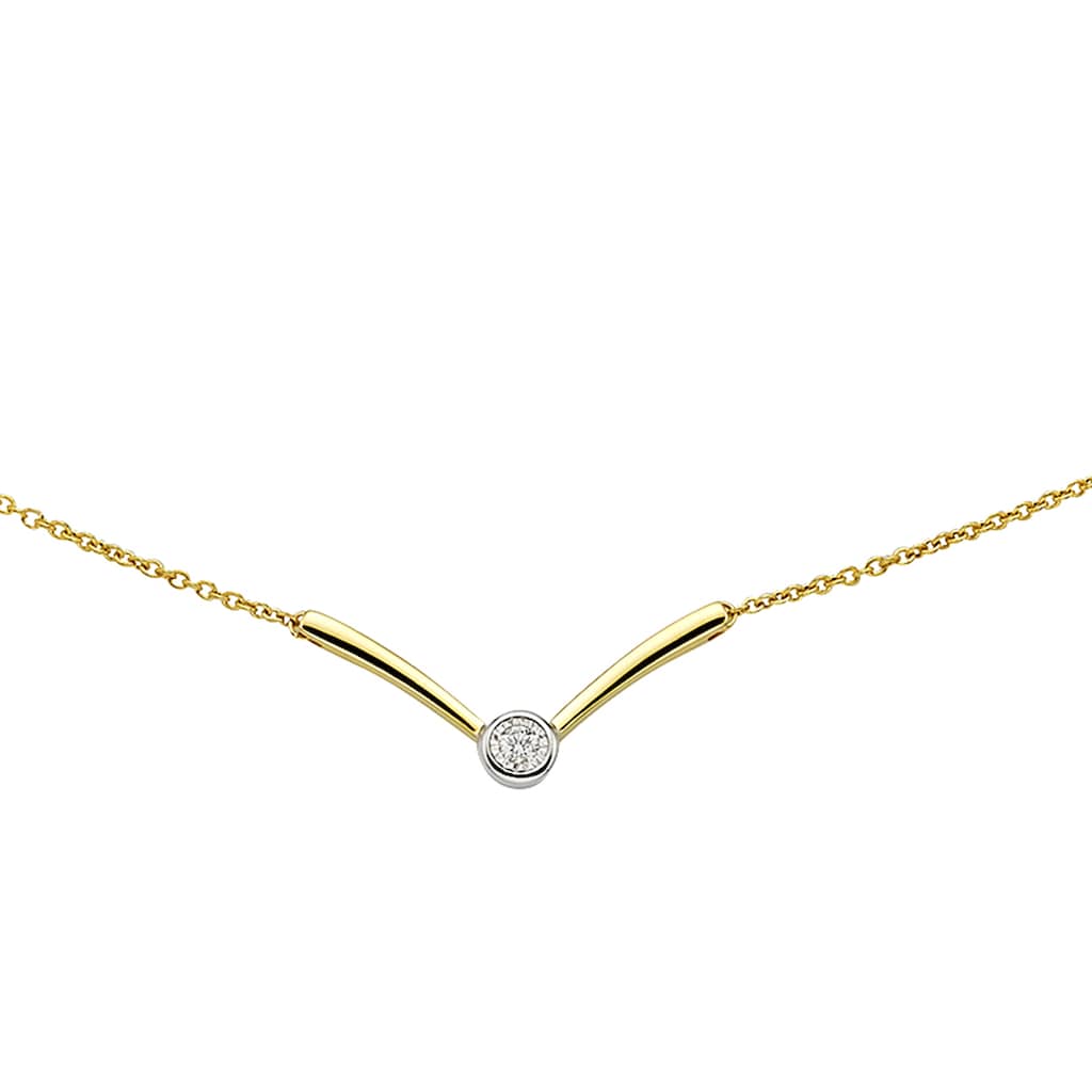 Diamonds by Ellen K. Collierkettchen »375 Gold Brillant 0,03ct.«