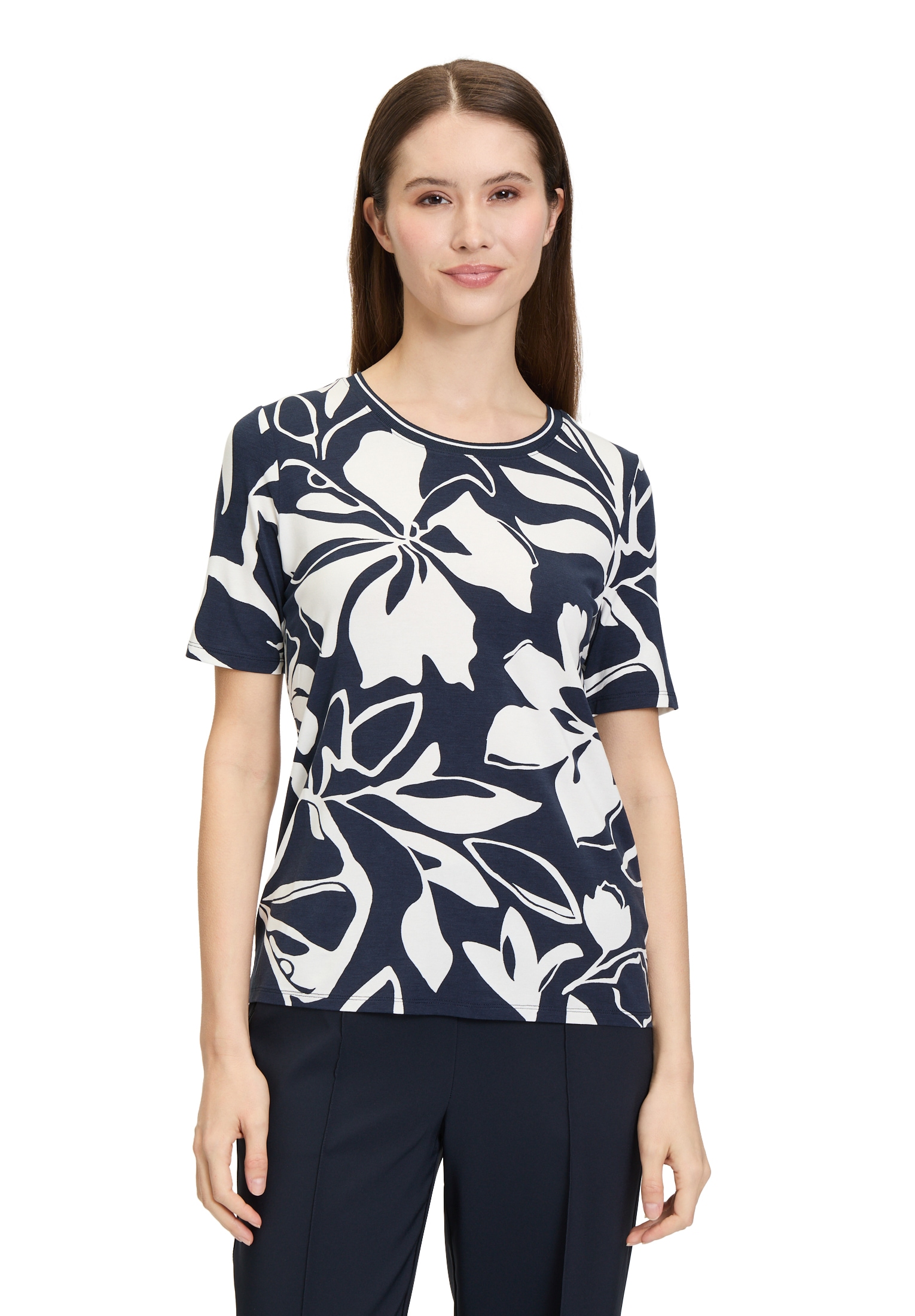 Betty Barclay Kurzarmshirt "Betty Barclay Damen Basic Shirt mit Print", (1 günstig online kaufen