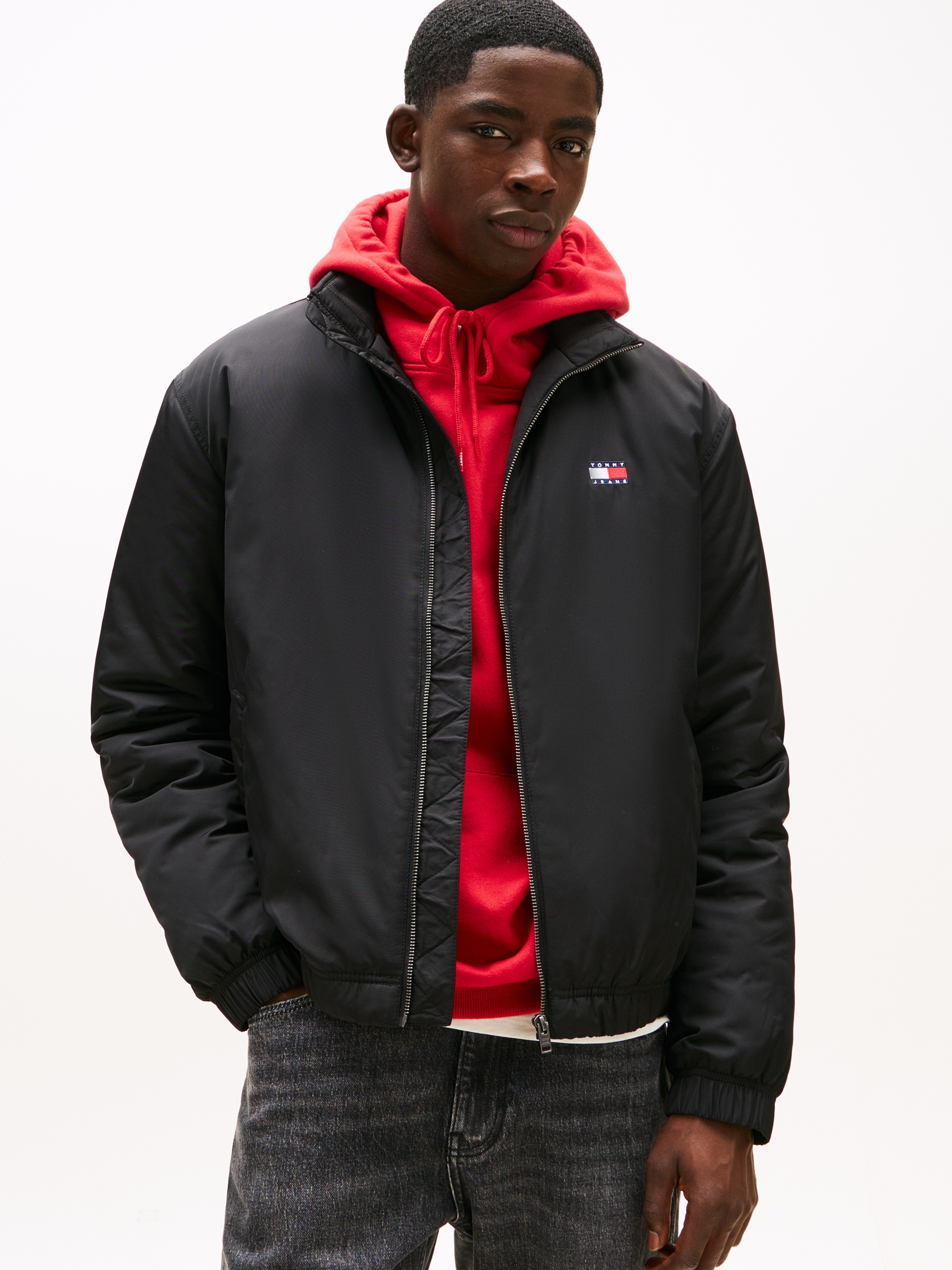 Tommy Jeans Blouson "TJM ESSENTIAL PADDED JACKET EXT", glänzend, Stretchbün günstig online kaufen
