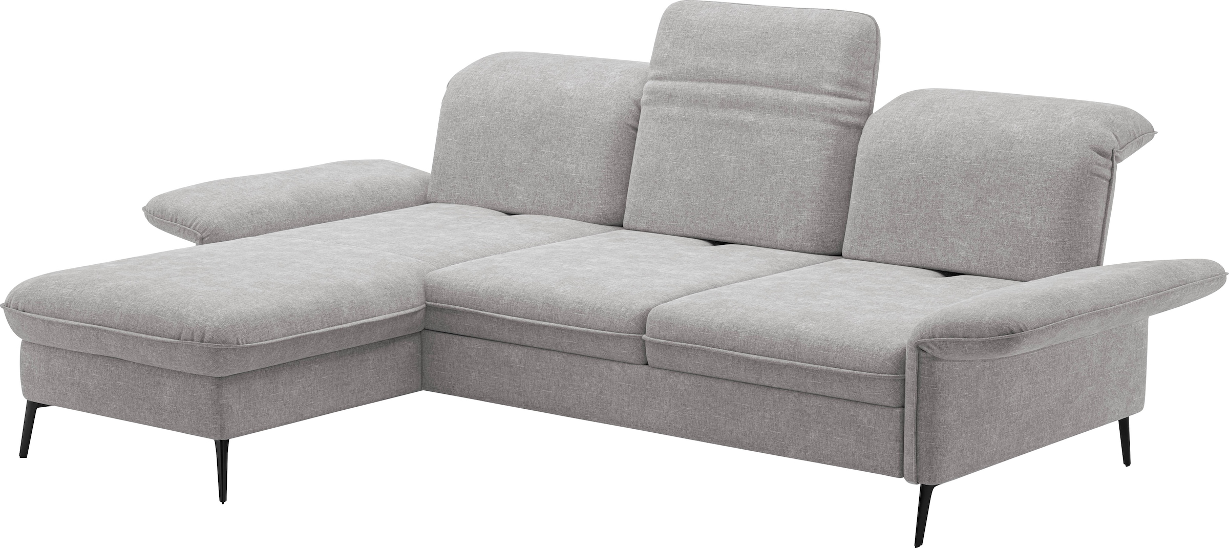 sit&more Ecksofa »Emely«, mit Sitztiefenverstellung optional mit Bettfunktion und Bettkasten