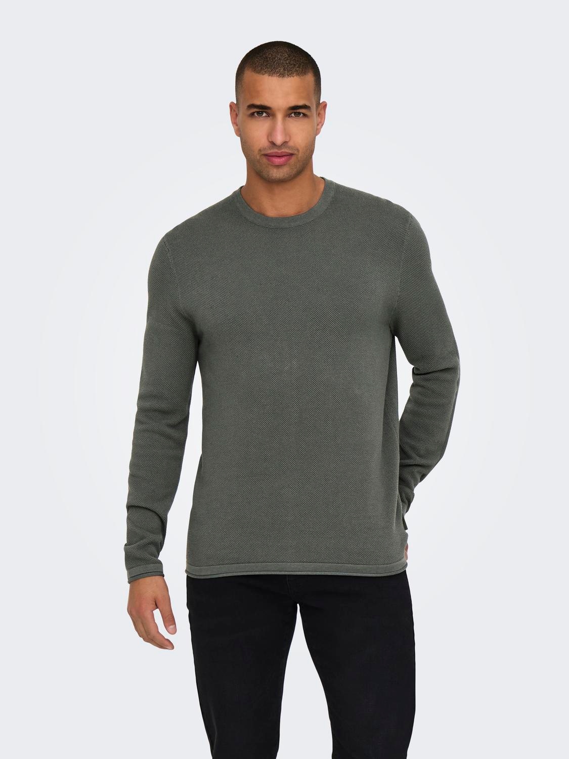 ONLY & SONS Strickpullover "ONSFELIX REG 12 CREW KNIT NOOS" günstig online kaufen