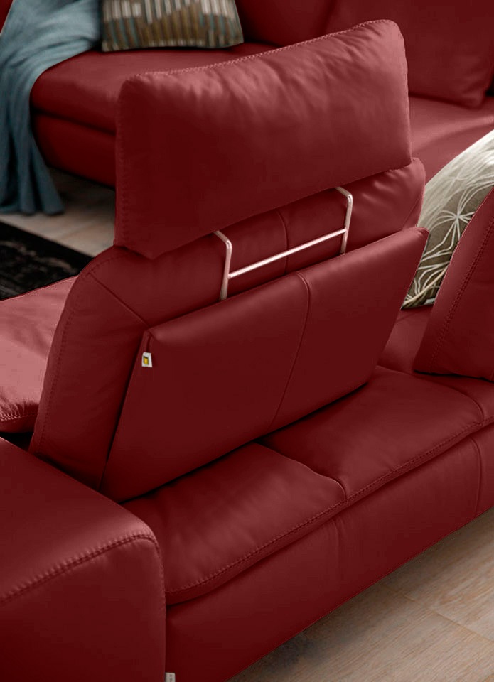 W.SCHILLIG Ecksofa »valentinoo, Designsofa, elegant und bequem, L-Form«, (Set), mit Sitztiefenverstellung, Breite 318 cm