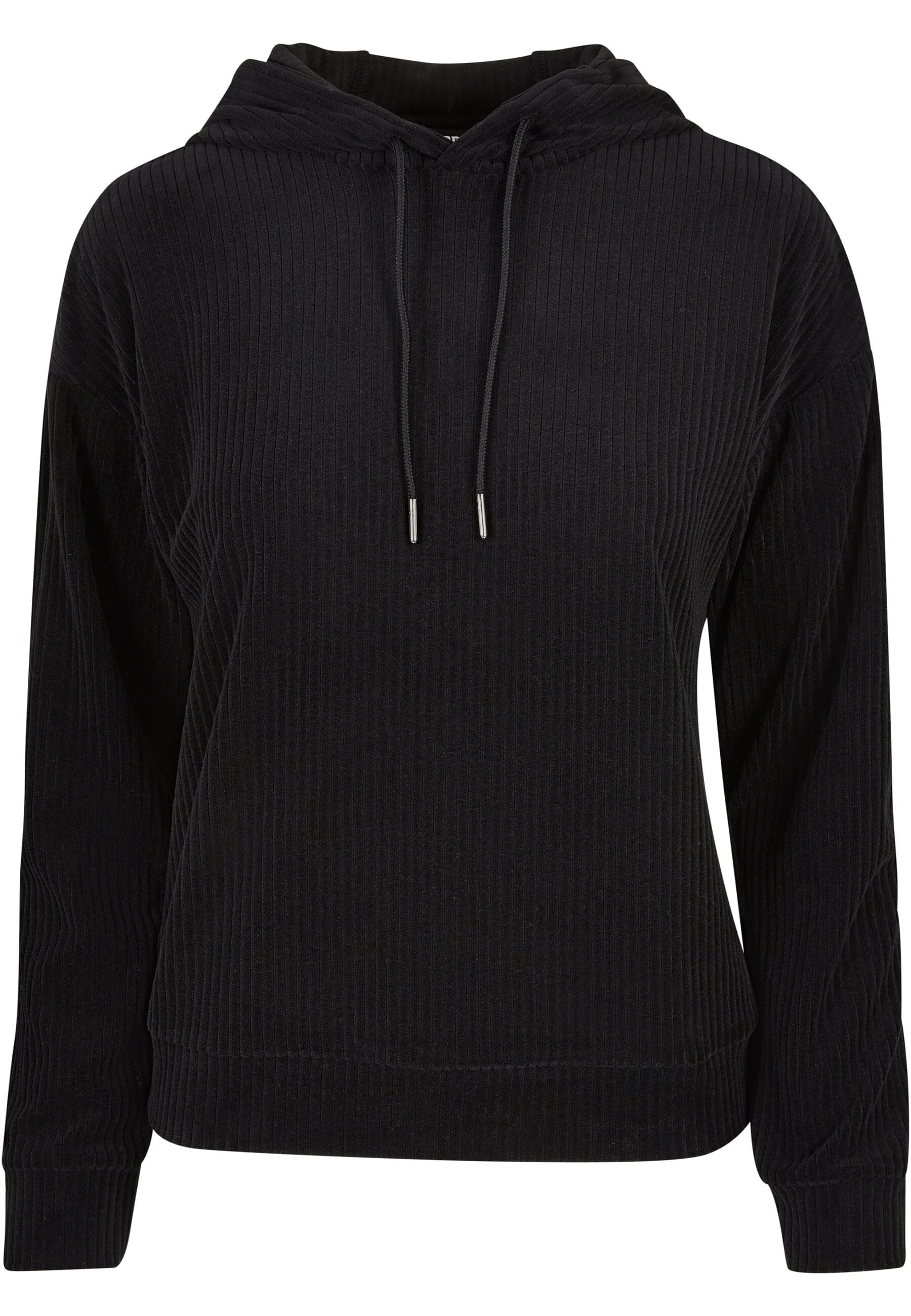 URBAN CLASSICS Kapuzenpullover "Urban Classics Damen Ladies Velvet Rib Hoody"