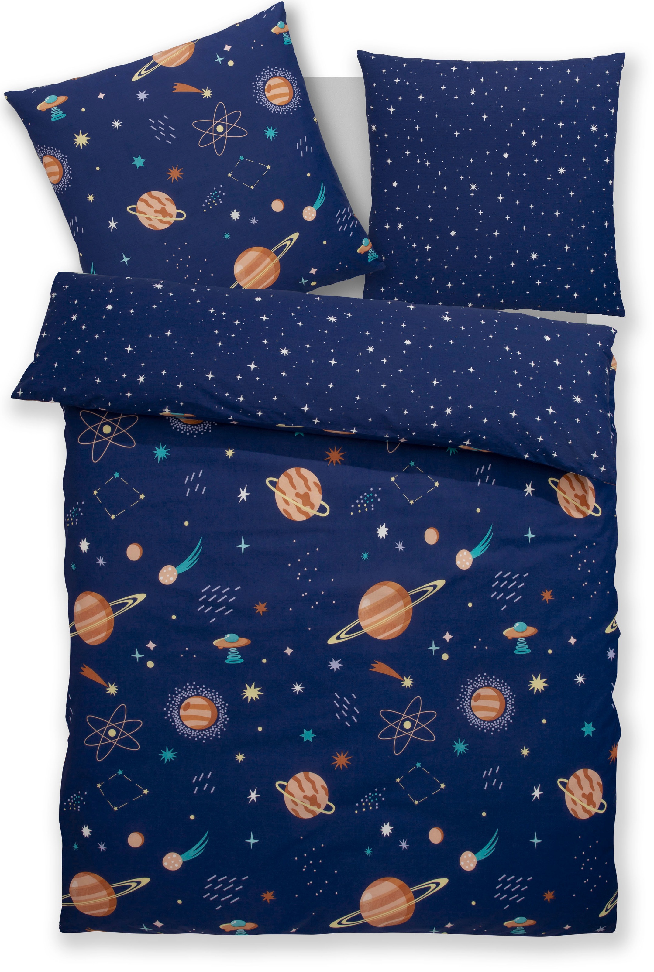 OTTO home Kinderbettwäsche "CUDDLEE" 2 Stk. in vielen Designs: Dino,Einhorn günstig online kaufen