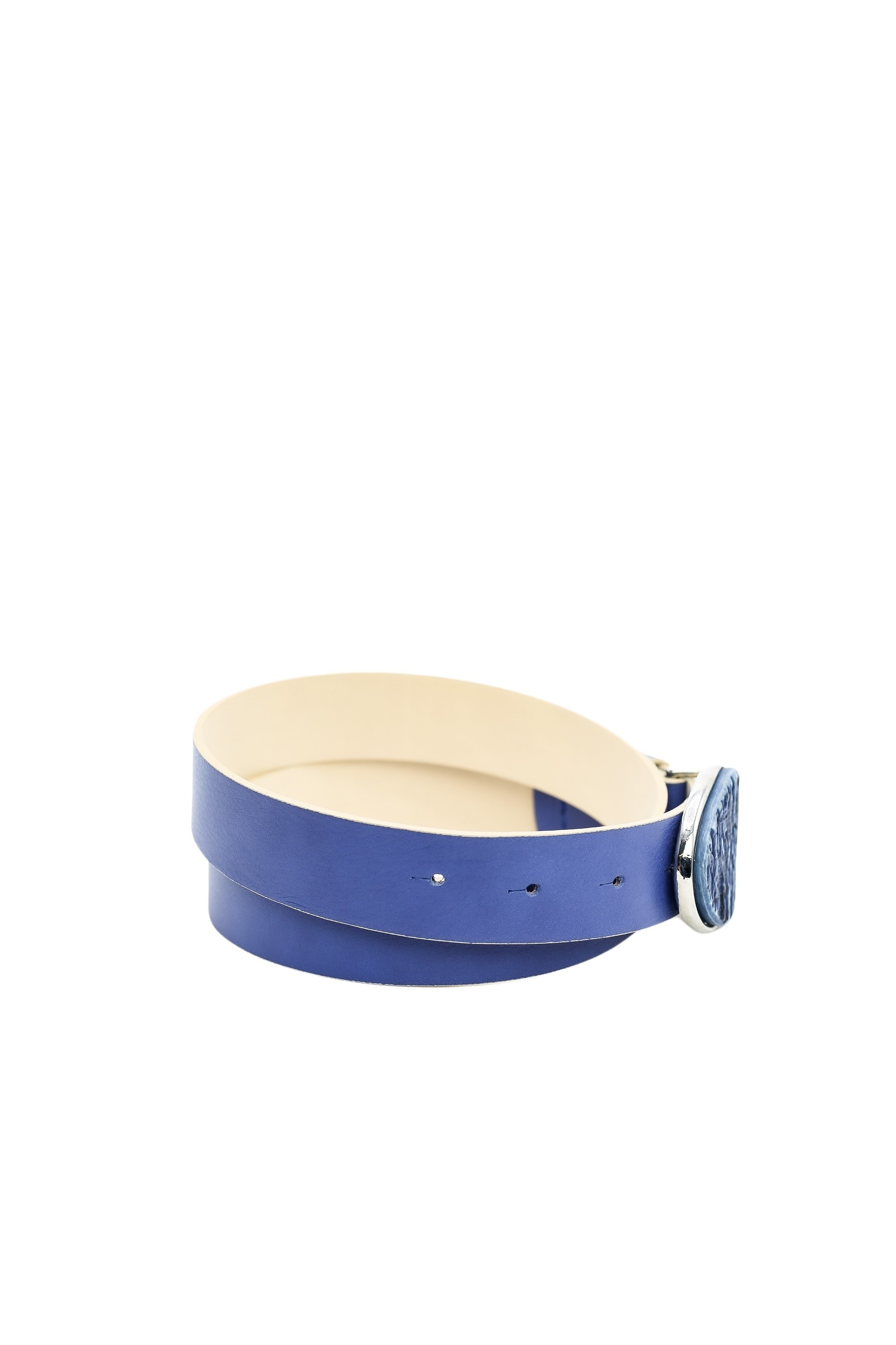 COLLEZIONE ALESSANDRO Ledergürtel »Stone«, 3cm breit, Echt Leder, Made in Italy