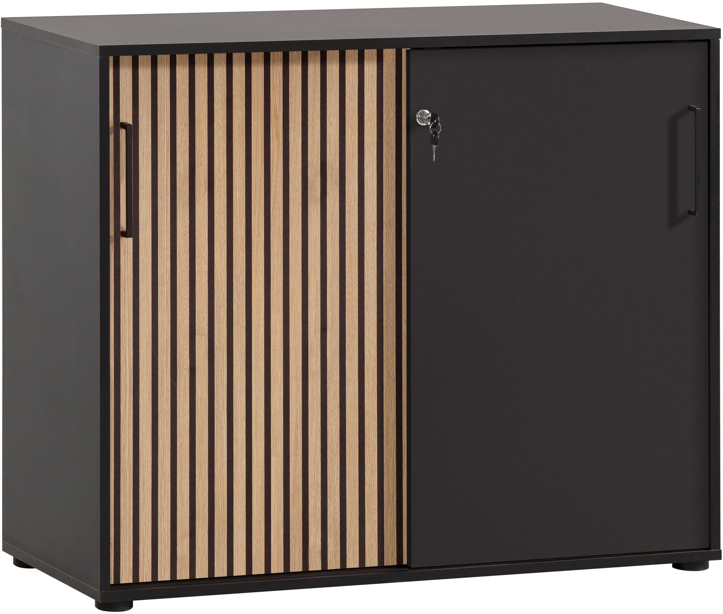 welltime Schiebetürenschrank "Hank, MADE IN GERMANY, Breite 100 cm", Tür mi günstig online kaufen