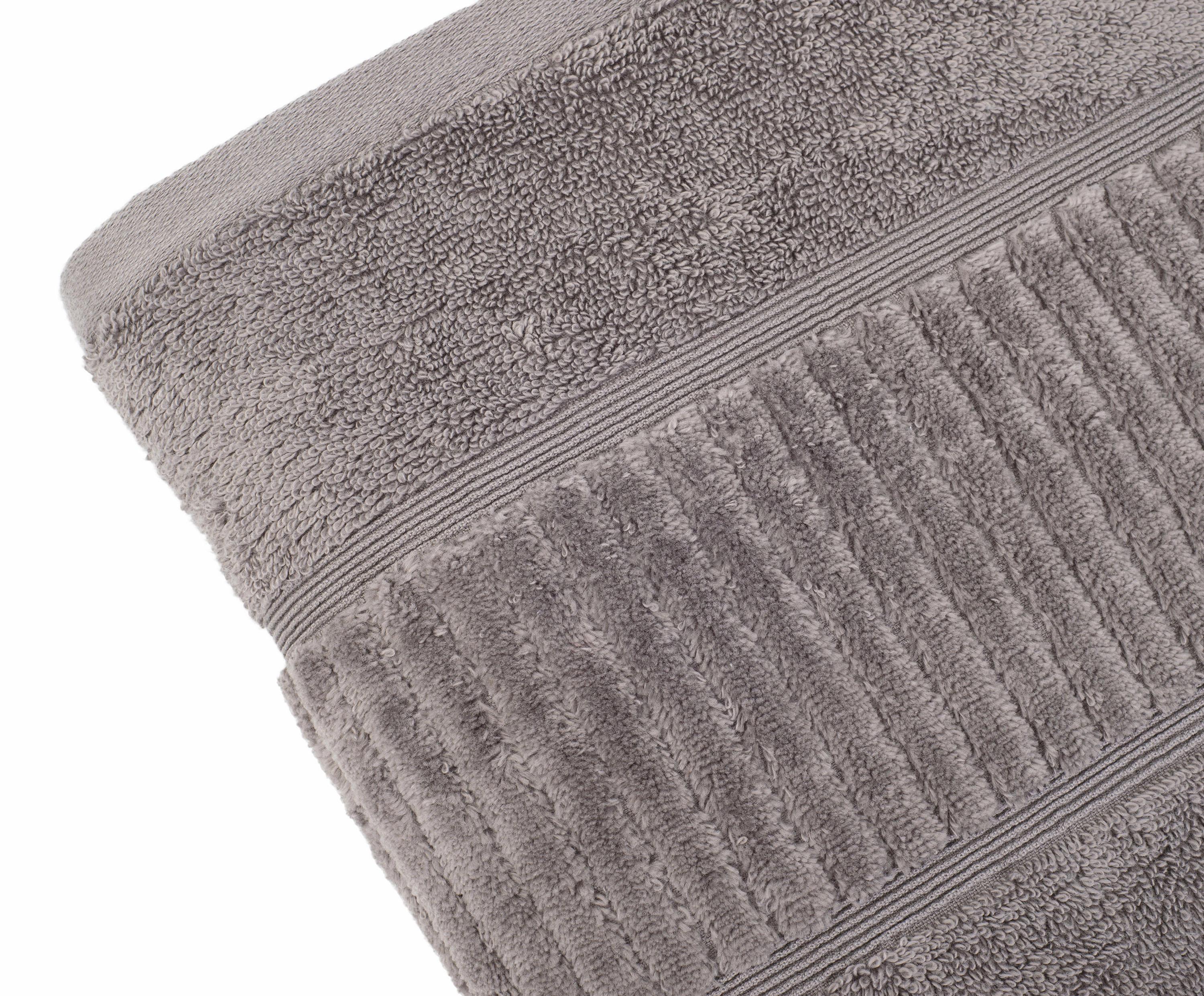 Thumbnail - Gözze Badetuch "BIO Frottier" Bio-Baumwolle, Uni-Farben, mit geschorener Bordüre, Pastell Farben