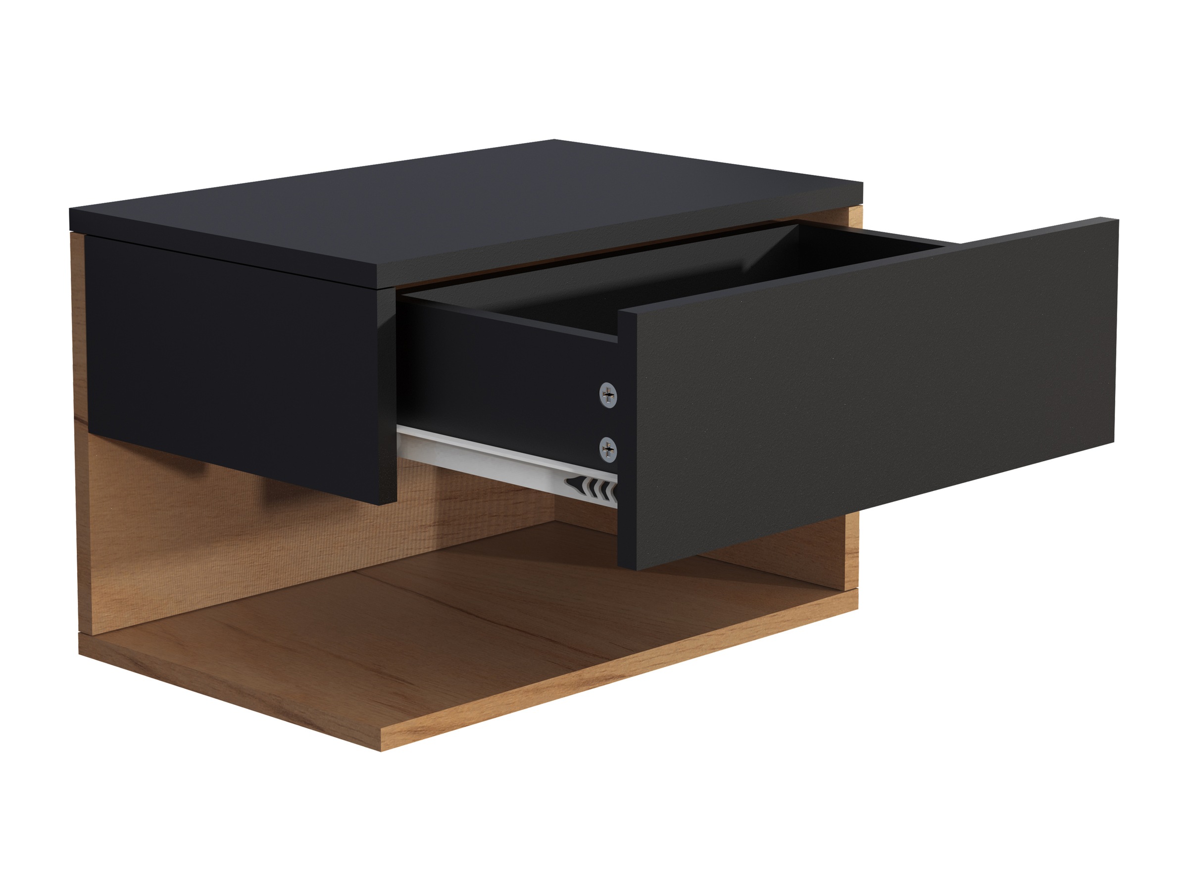 Thumbnail - VCM Nachttisch "Wandschublade Wand Hänge Nachttisch Usal XL 45cm" 1 Stk. tlg.