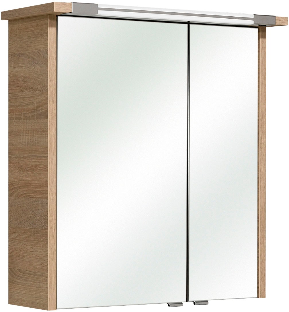 Spiegelschrank »Quickset 382 Badschrank, 2 Spiegeltüren, 2 Einlegeböden, 65 cm breit«,...