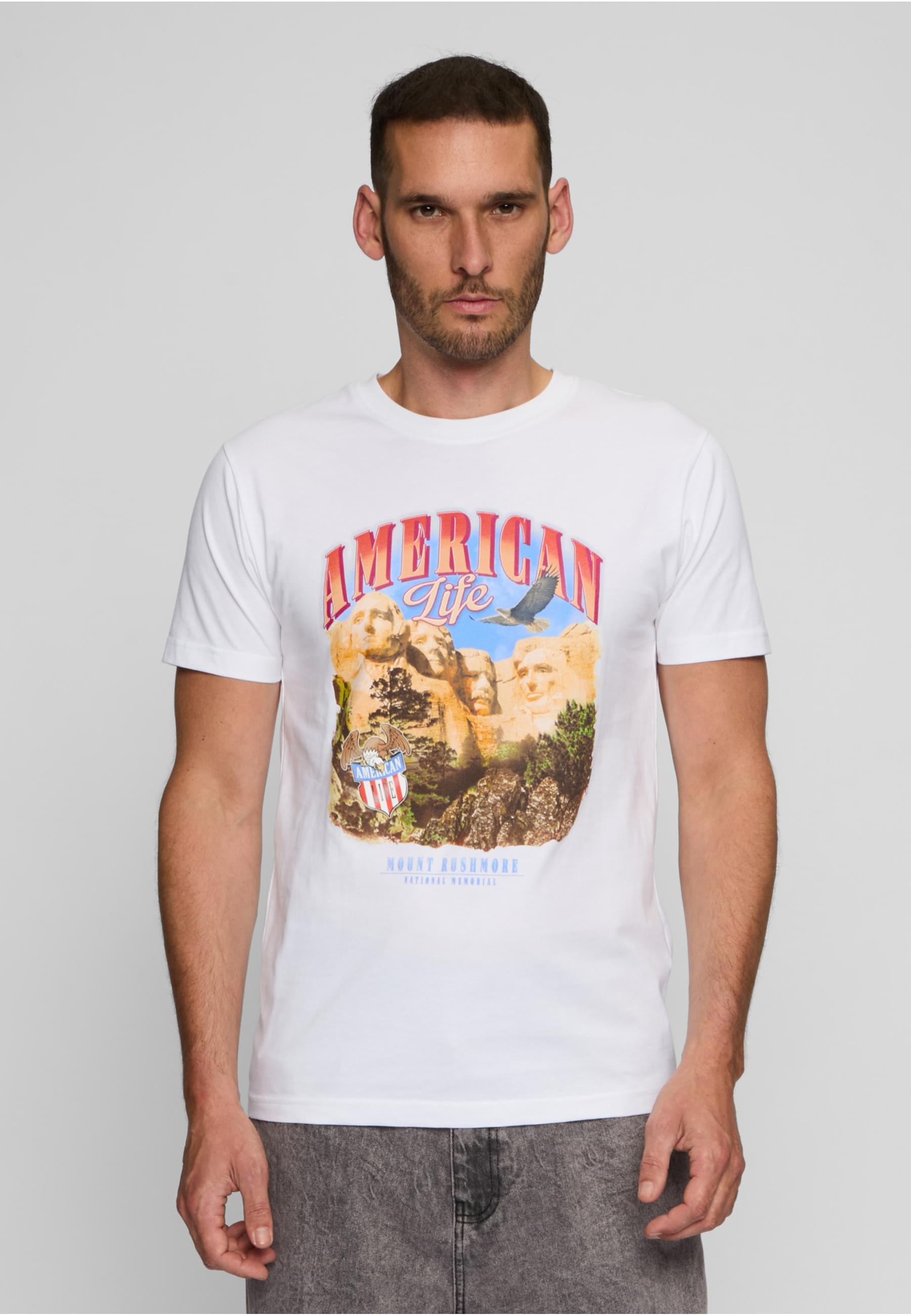 MisterTee T-Shirt »MisterTee Herren American Life Mount Roushmore Tee«, (1 tlg.)
