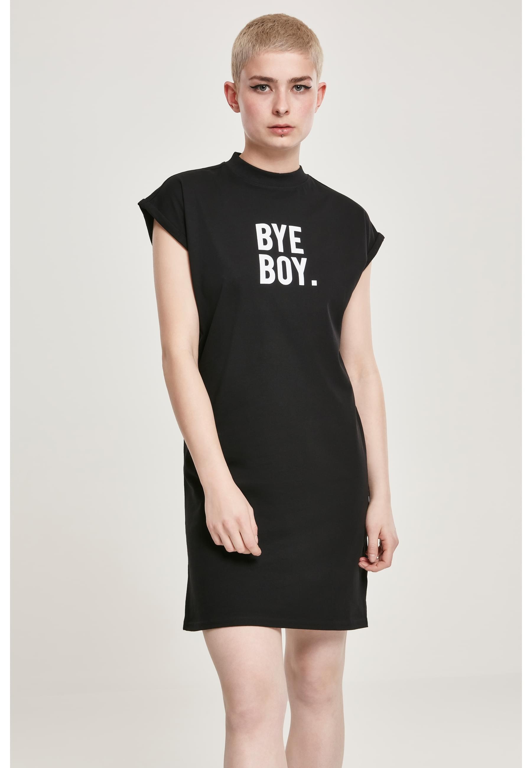 Thumbnail - MisterTee Shirtkleid "MisterTee Damen Ladies Bye Boy Extended Shoulder Dress" 1 Stk. tlg.
