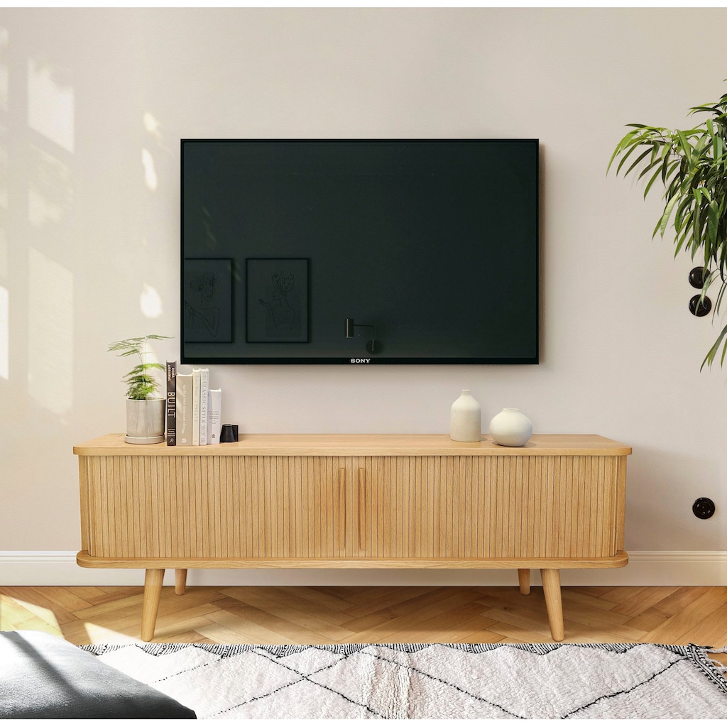 Woodman TV-Board »Rove«, besonderes Design, Breite 138 cm, mit Eichenholzfurnier