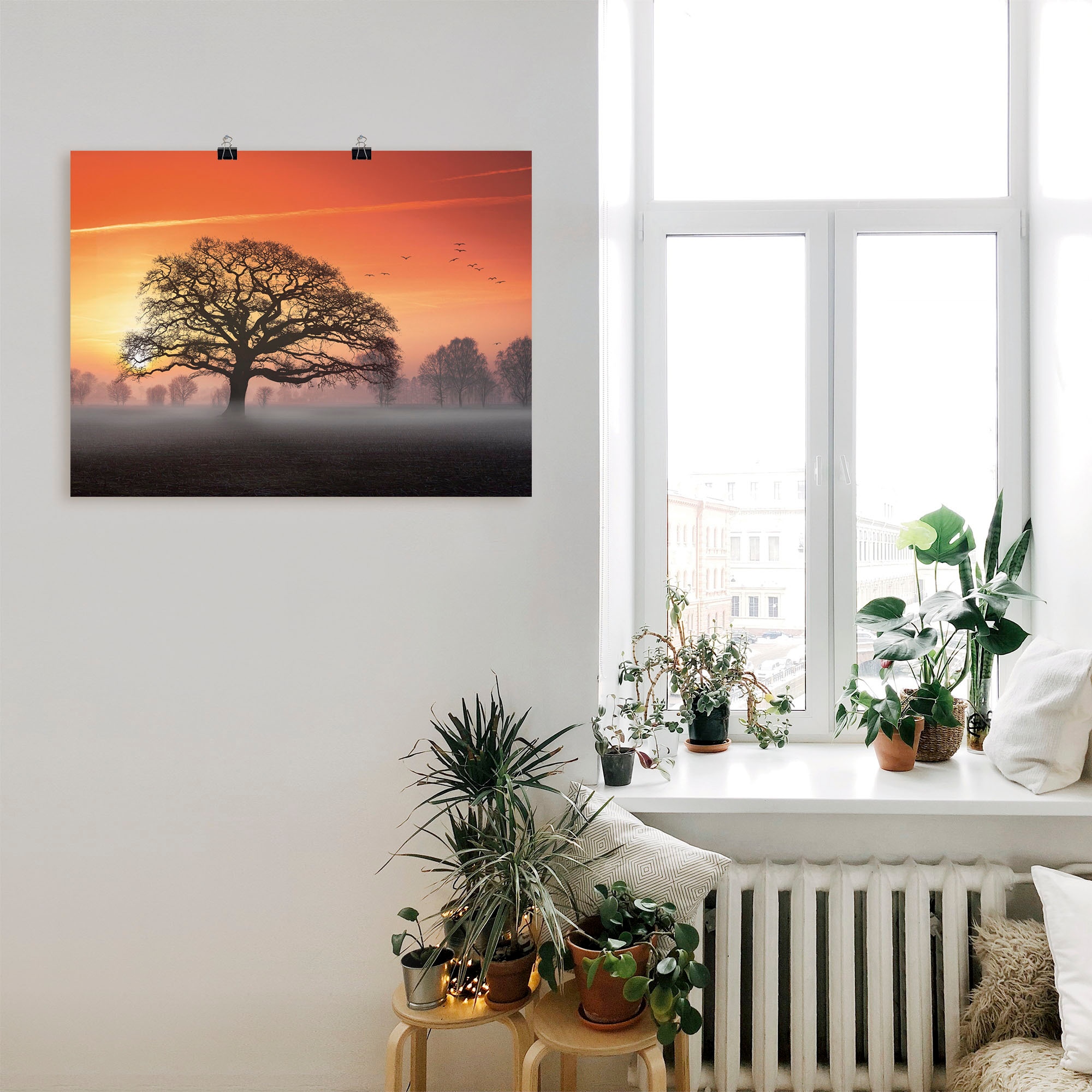Artland Wandbild »Filigran und mehr...«, Bäume, (1 St.), als Leinwandbild, Poster in verschied. Größen