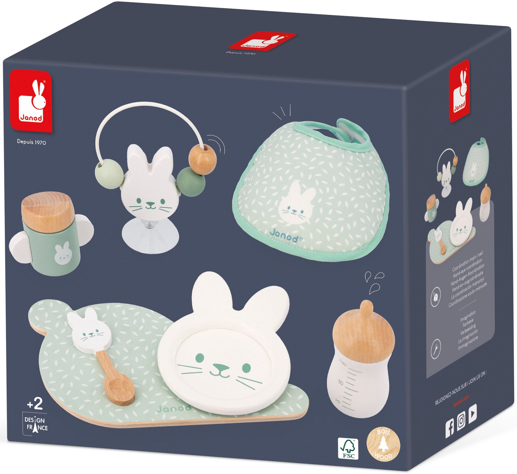 Janod Puppen Accessoires-Set »Puppenbaby-Set - Zen«