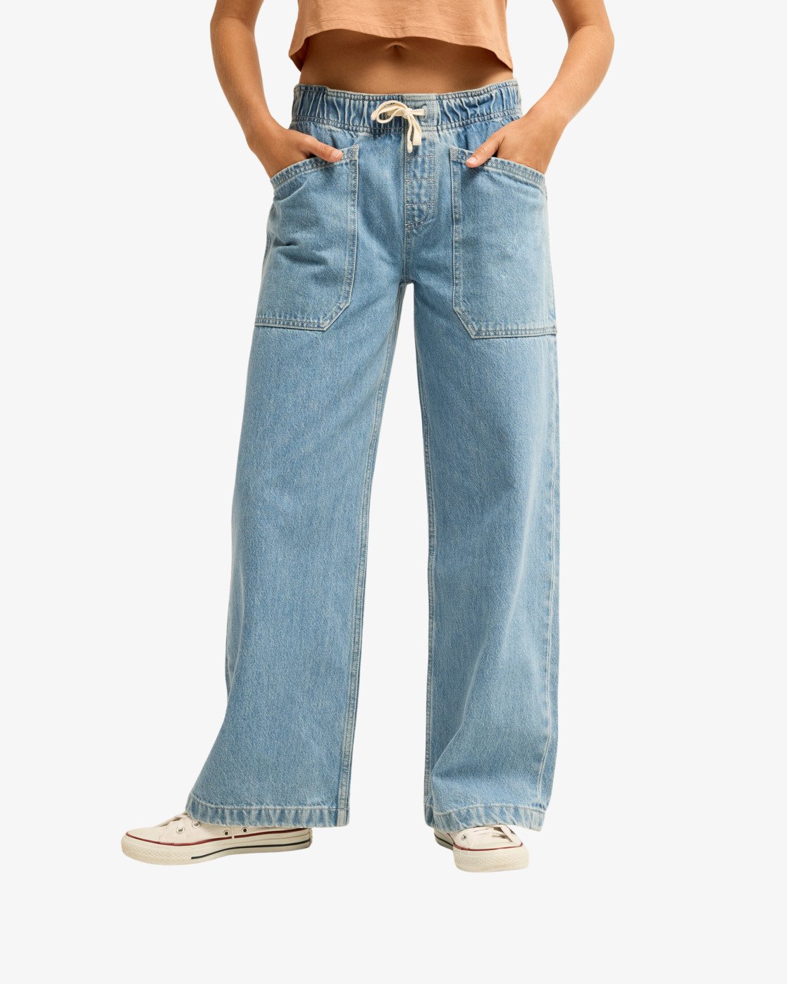 Billabong "ZONTE DENIM" mit normal-weiter Passform, aus Baumwolle, atmungsaktiv