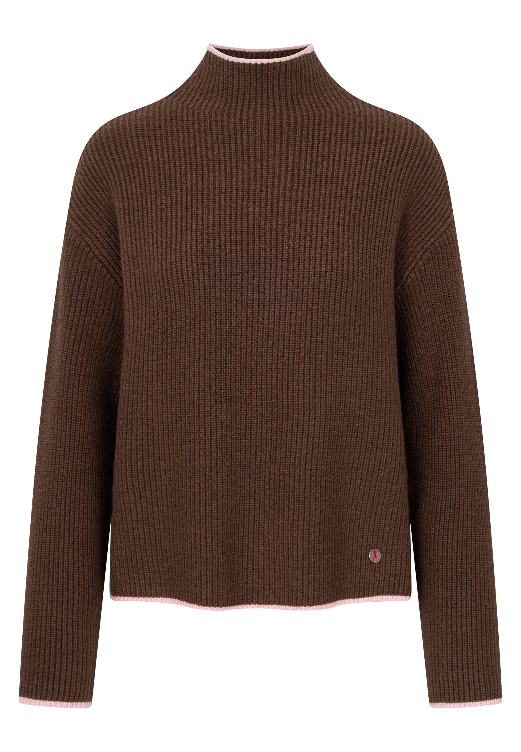 Frieda & Freddies Strickpullover »Frieda & Freddies Rippstrickpullover mit Stehkragen«