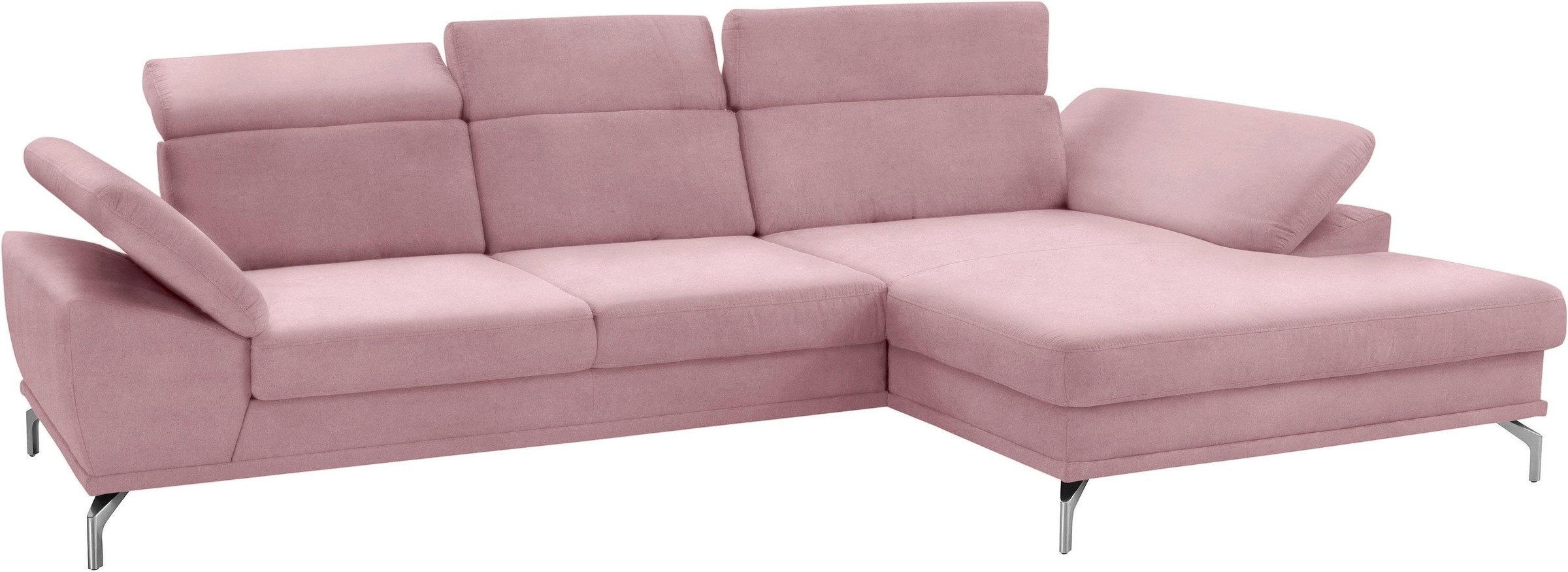 sit&more Ecksofa »Scorpio L-Form«, inklusive Sitztiefenverstellung, wahlweise mit Kopfverstellung