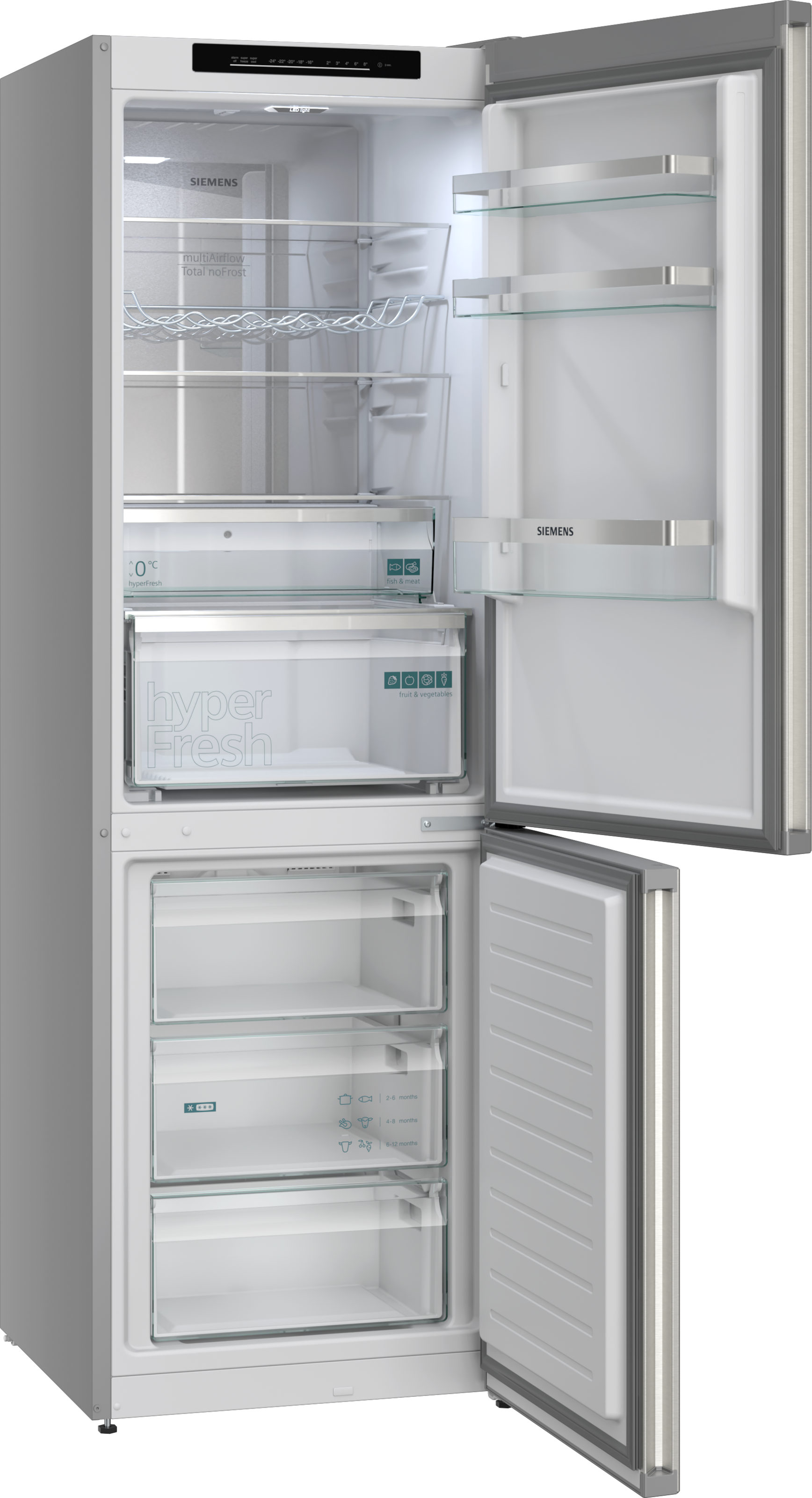 SIEMENS Kühl-/Gefrierkombination iQ300 »KG36NVIBG« 186 cm hoch 60 cm breit