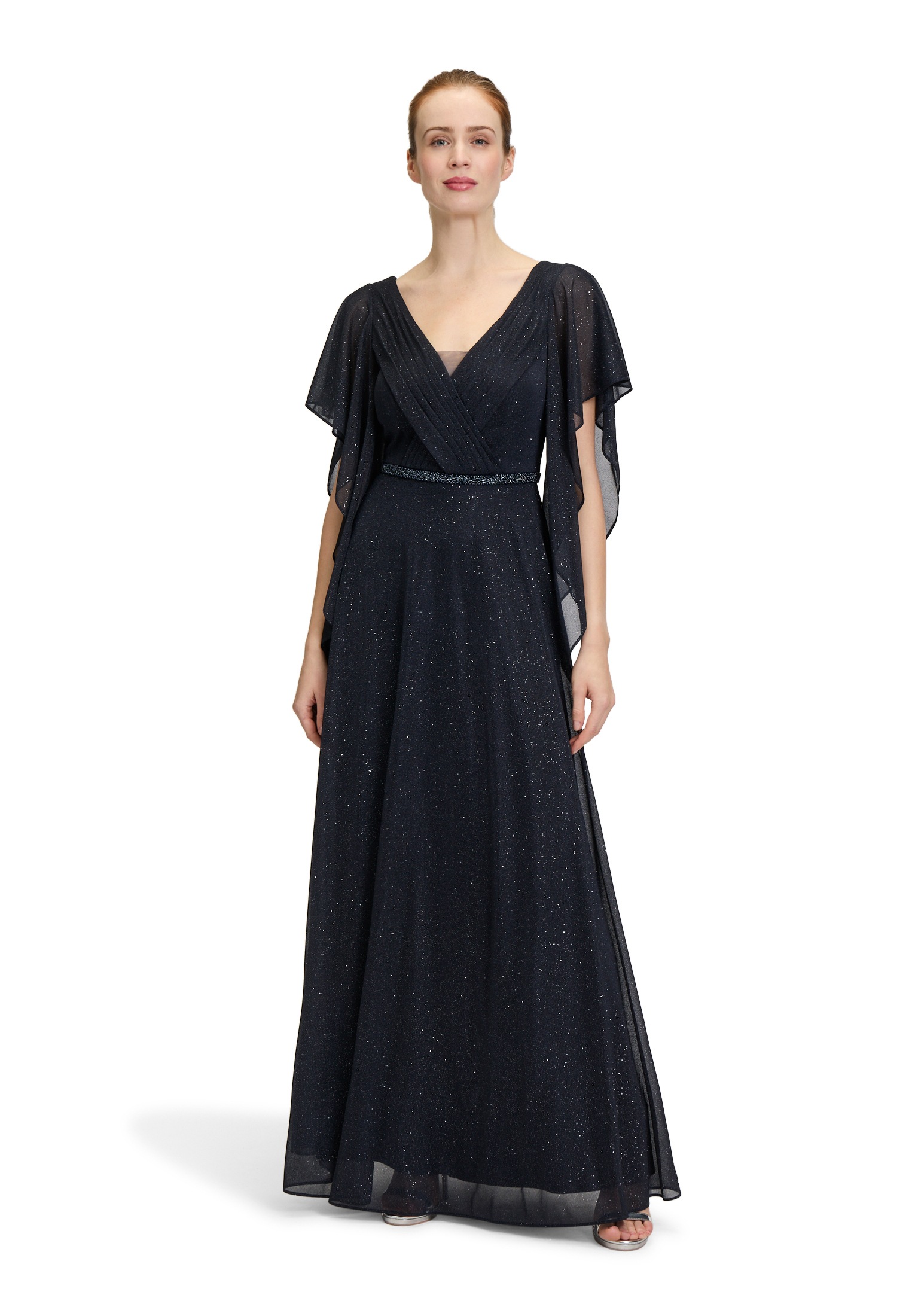 Vera Mont Abendkleid "Vera Mont Damen Abendkleid im Glitzer-Look", Falten günstig online kaufen