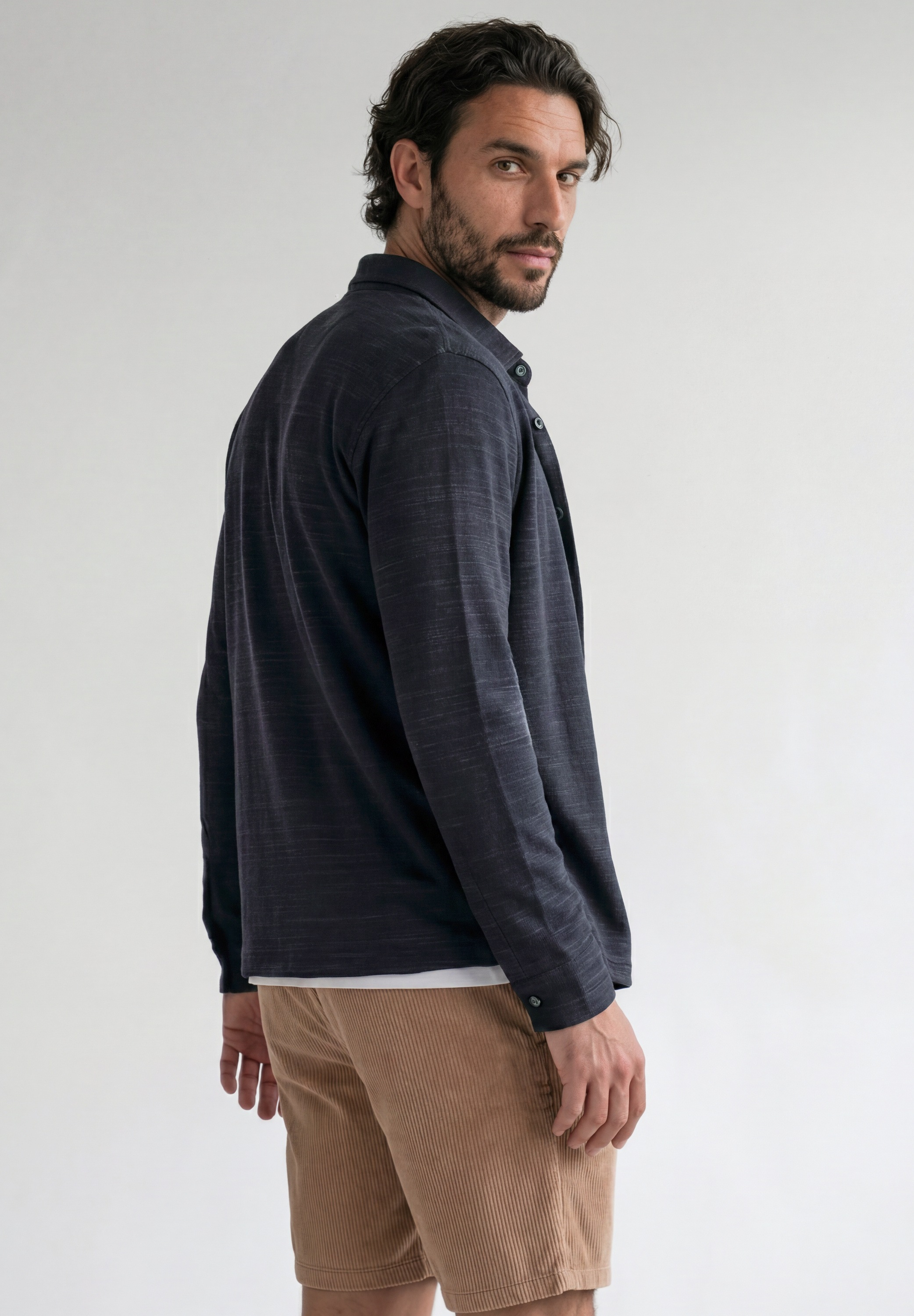 STREET ONE MEN Poloshirt aus Baumwolle mit Stretchante