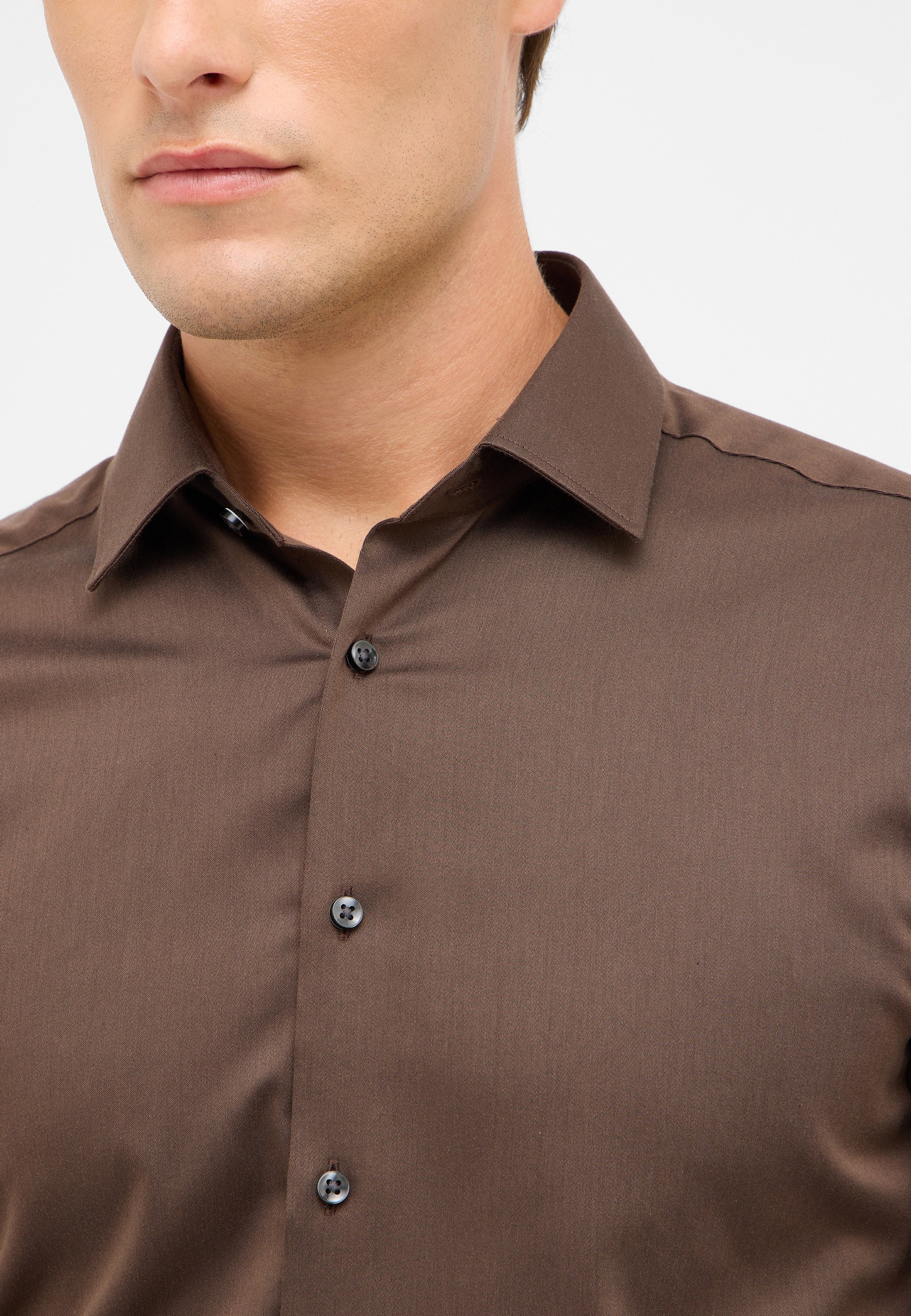 Thumbnail - Eterna Langarmhemd "SLIM FIT" NON IRON (bügelfrei)