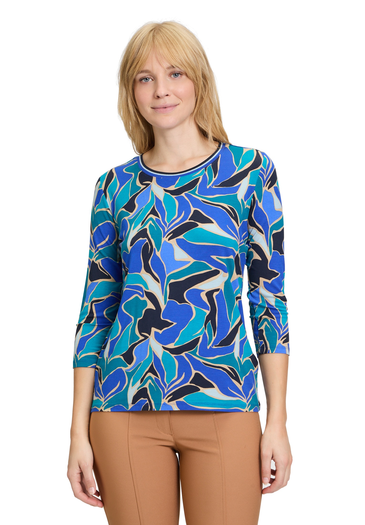 Betty Barclay 3/4-Arm-Shirt "Betty Barclay Damen Basic Shirt mit Print", (1 günstig online kaufen